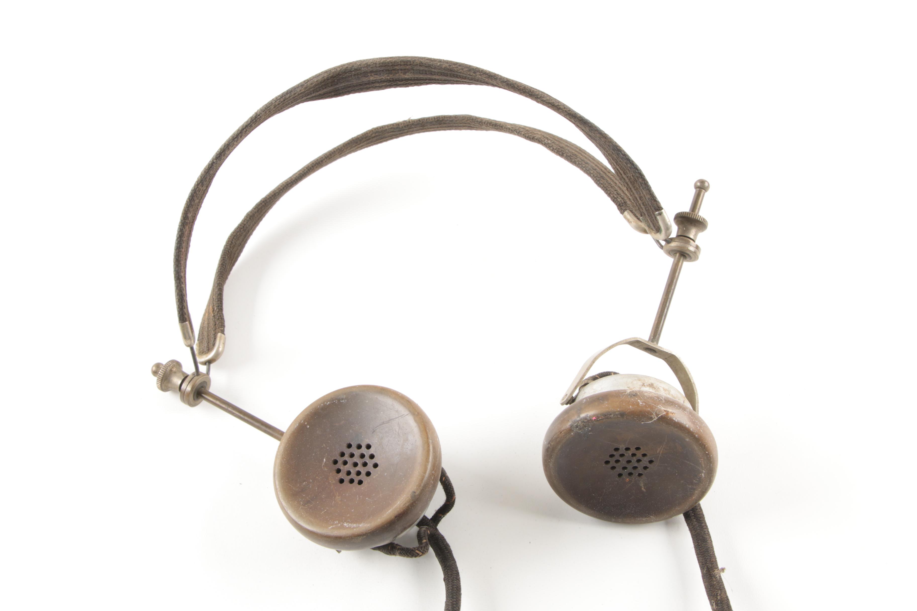 Vintage C. Brandes Telegraph Headset with Operator's Headset