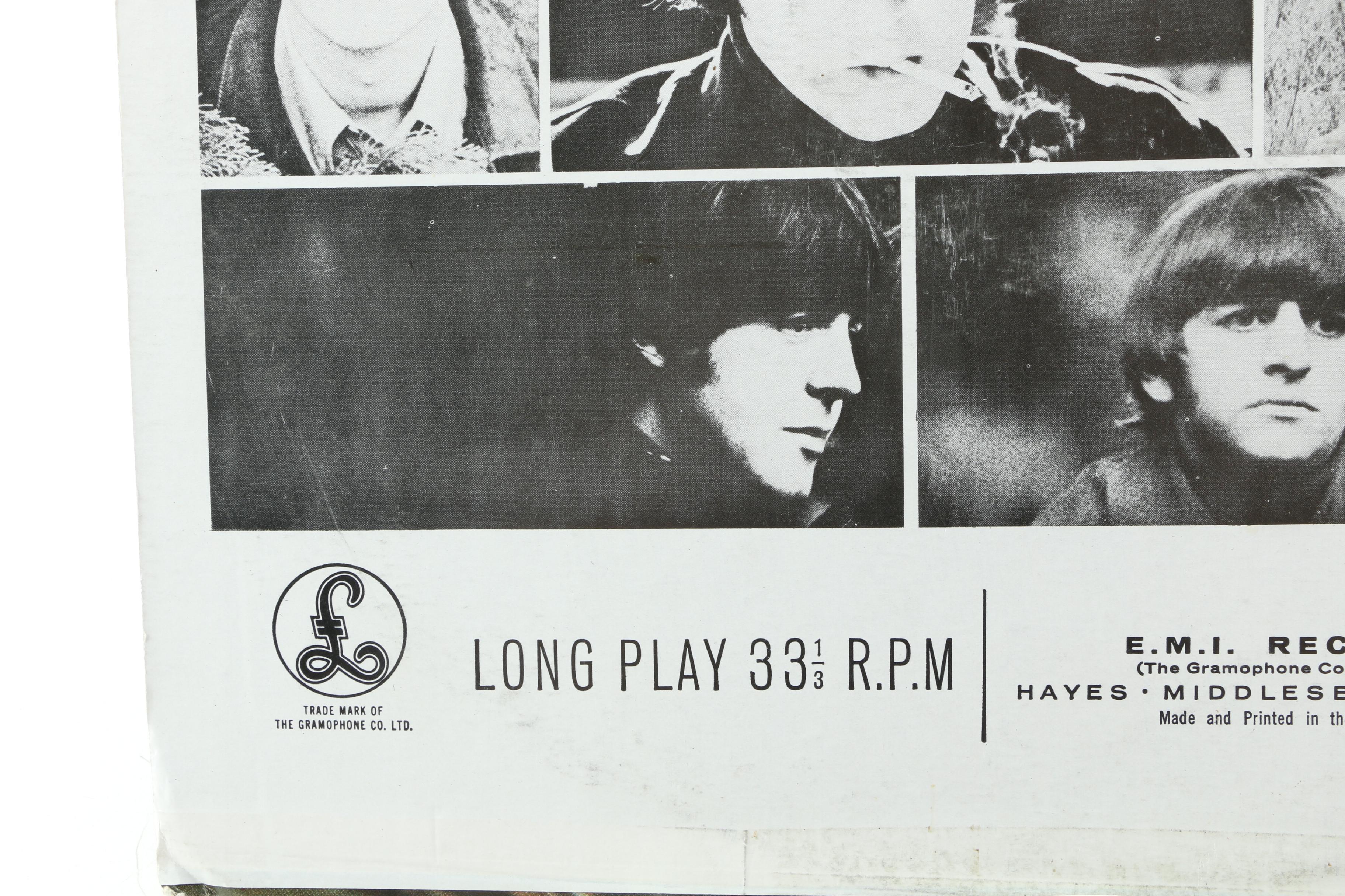 The Beatles "Rubber Soul" Misprinted Phillippines Stereo Record Pressing