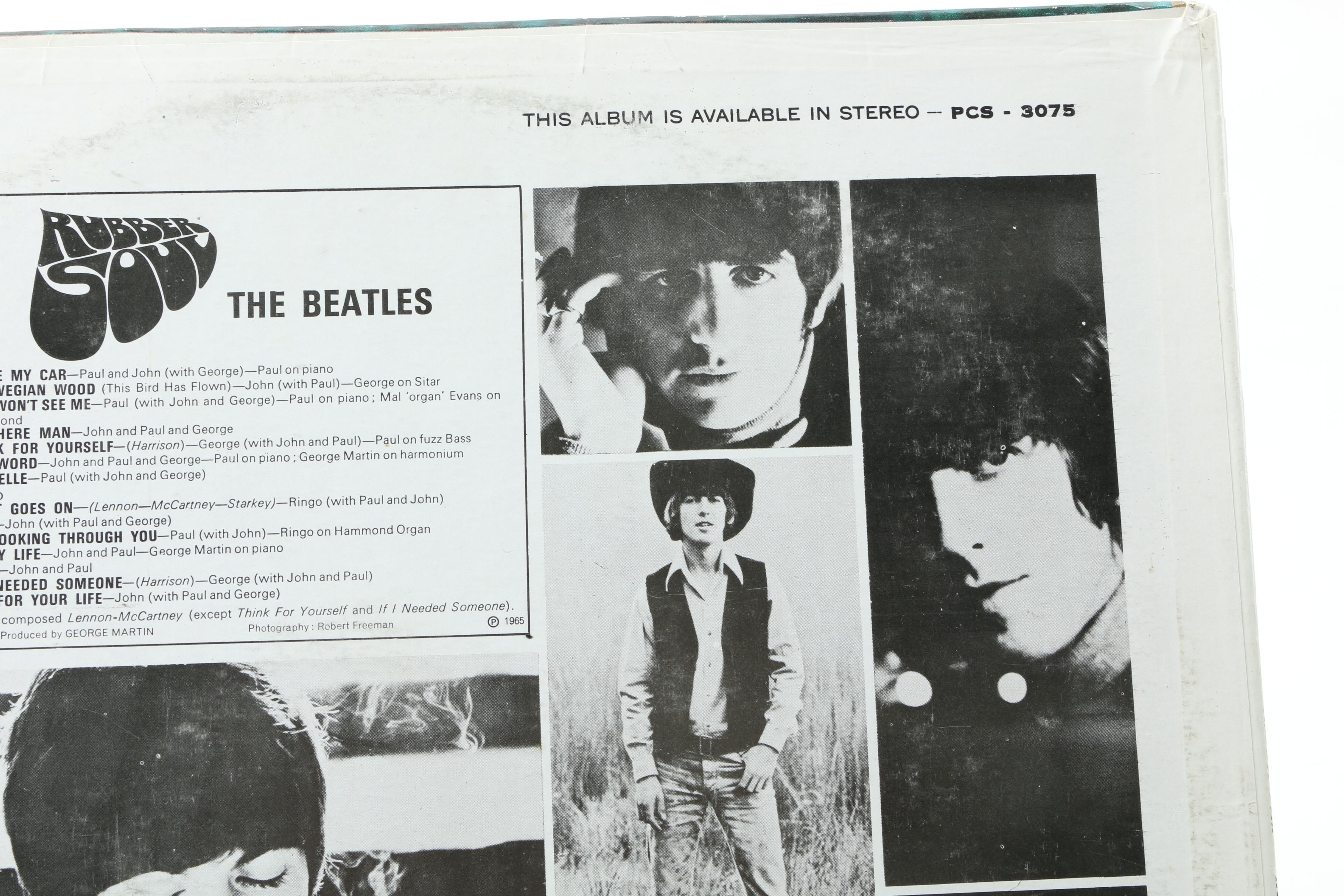 The Beatles "Rubber Soul" Misprinted Phillippines Stereo Record Pressing