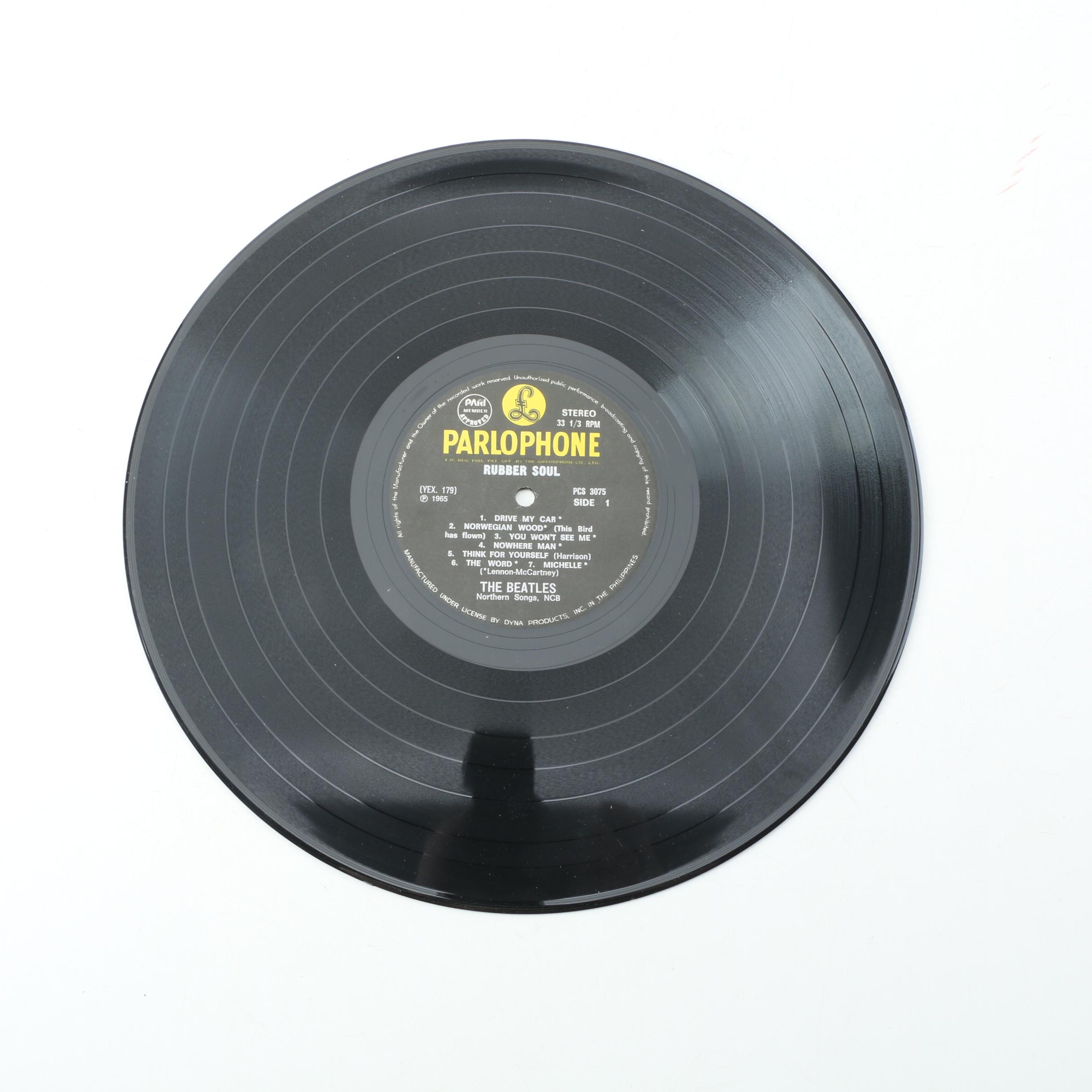 The Beatles "Rubber Soul" Misprinted Phillippines Stereo Record Pressing