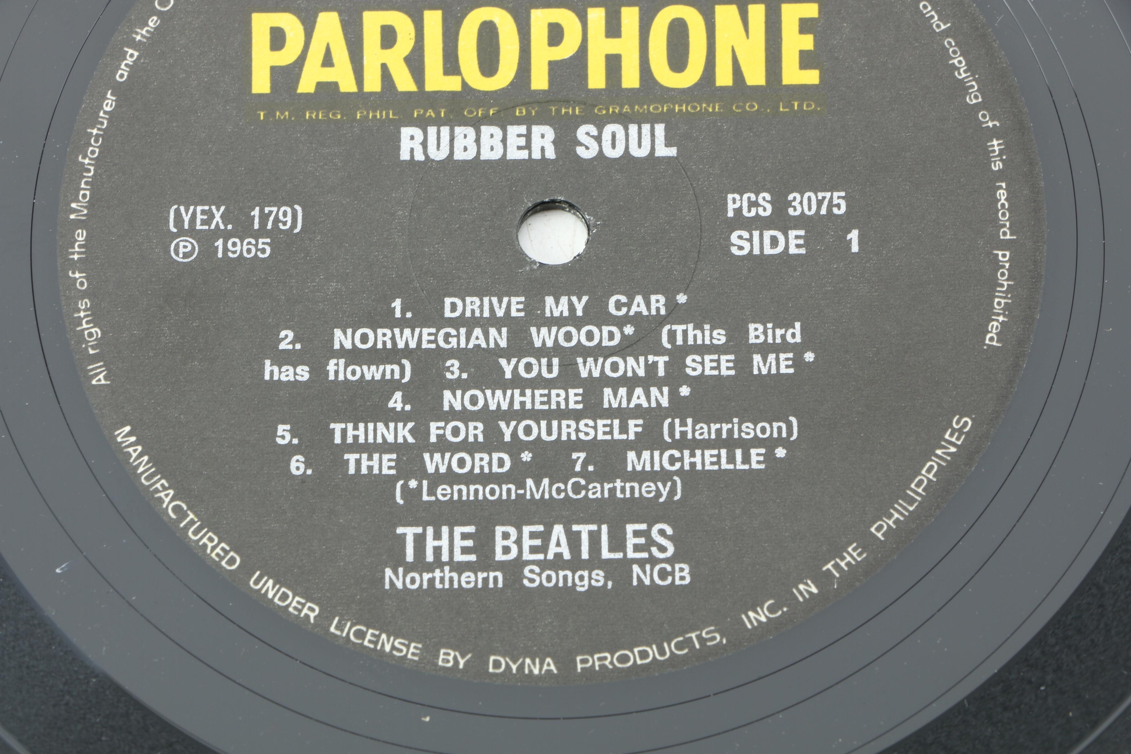 The Beatles "Rubber Soul" Misprinted Phillippines Stereo Record Pressing