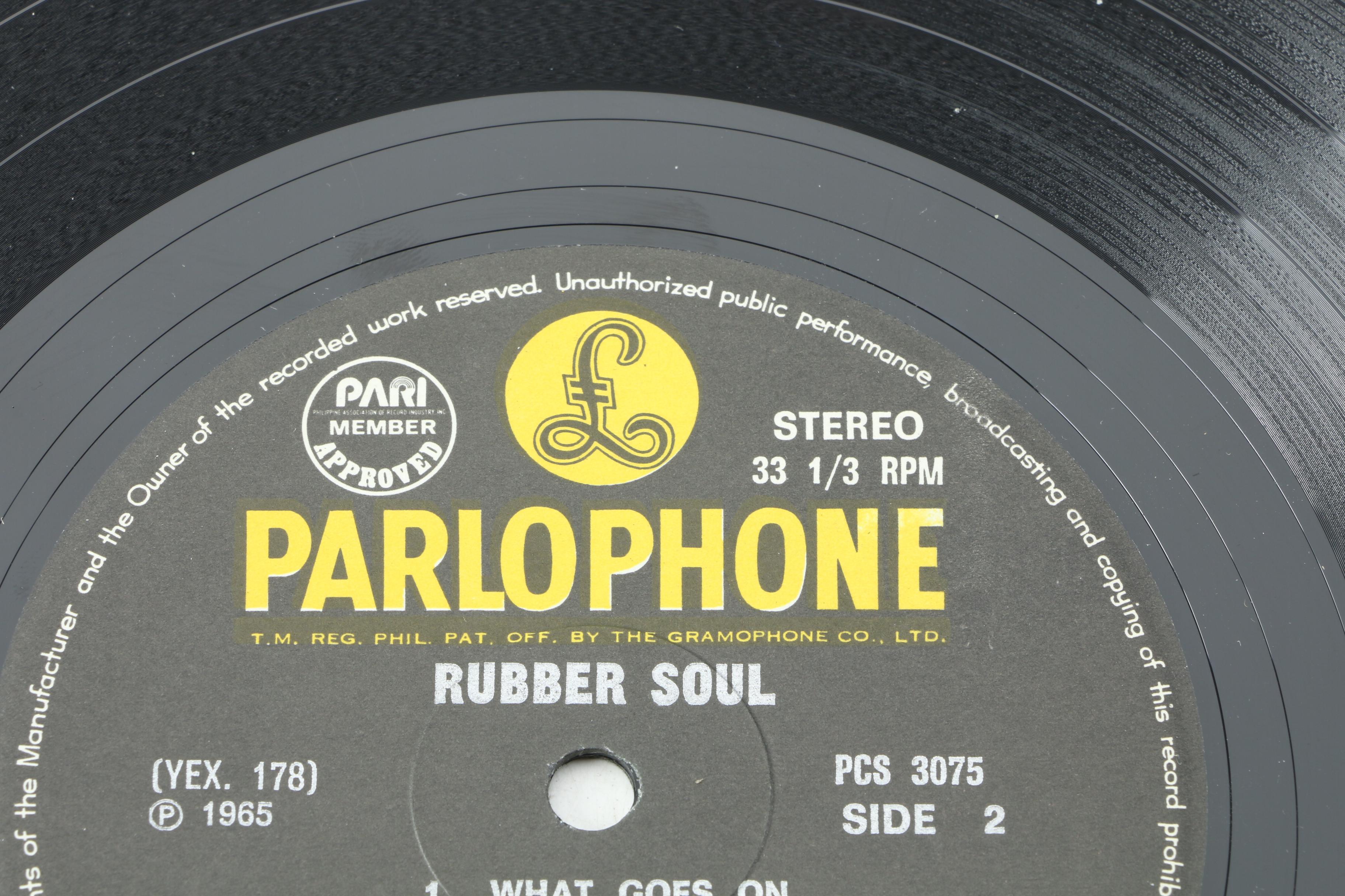 The Beatles "Rubber Soul" Misprinted Phillippines Stereo Record Pressing