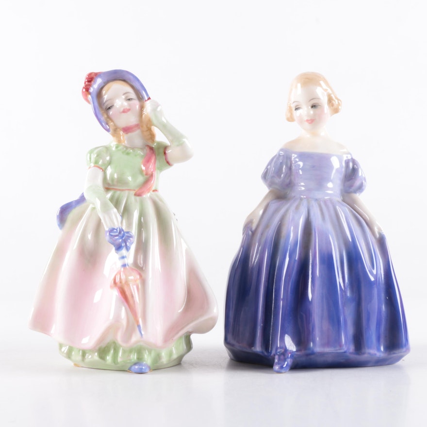 Royal Doulton "Babie" and "Marie" Figurines