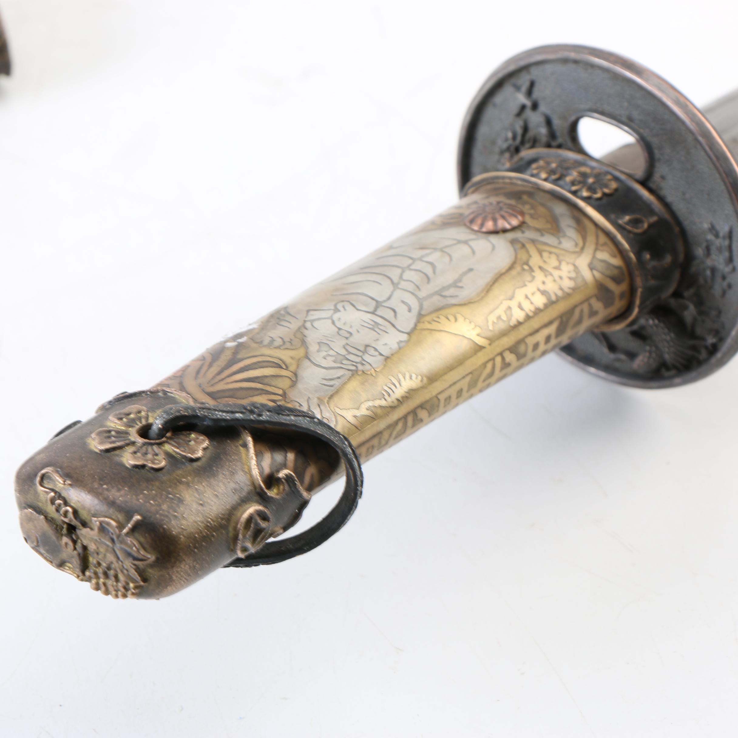 Japanese Tantō Style Knife and Scabbard