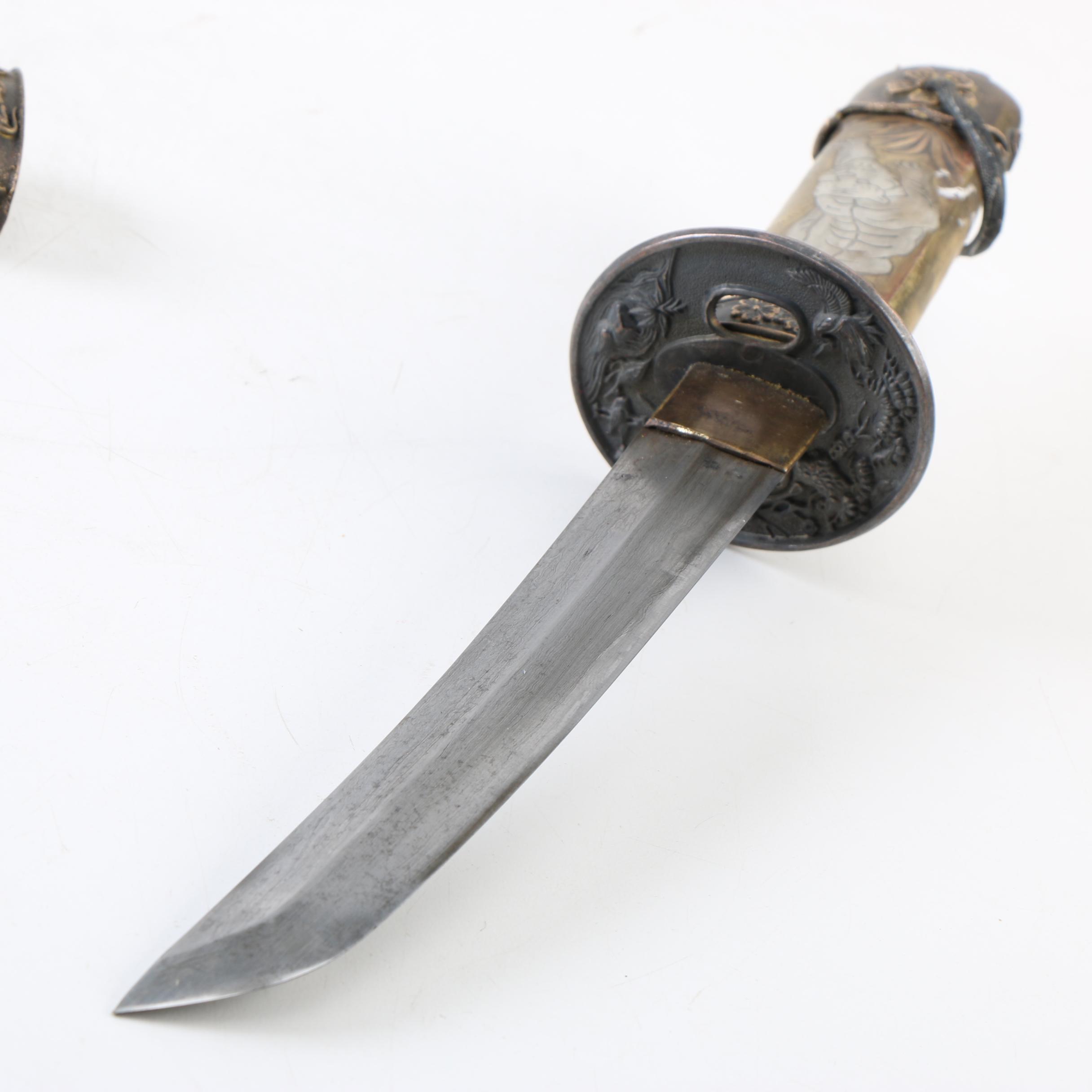 Japanese Tantō Style Knife and Scabbard