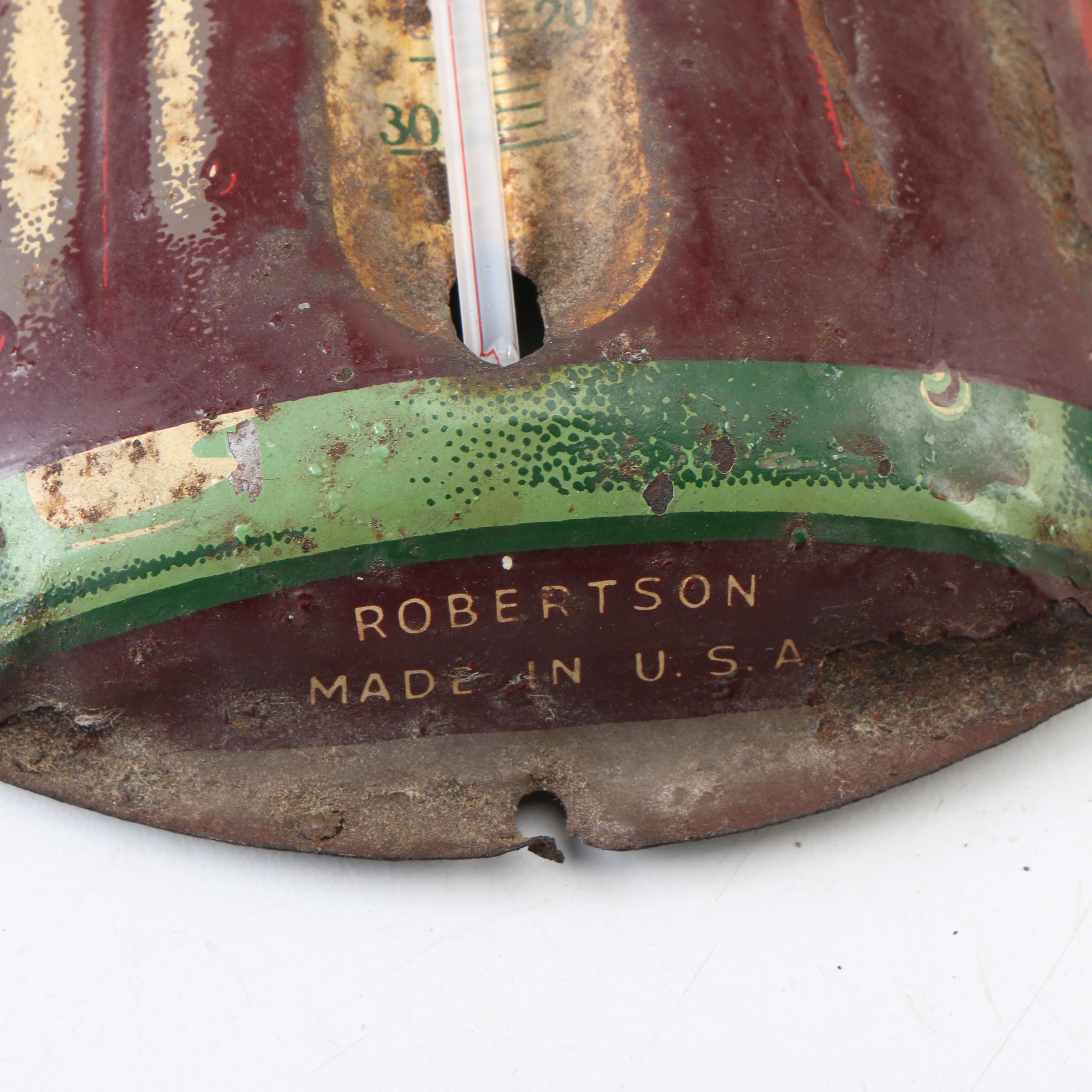 Vintage Coca-Cola Thermometer by Robertson, Circa 1950s