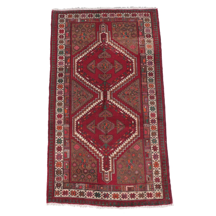 Hand-Knotted Kazak Wool Area Rug