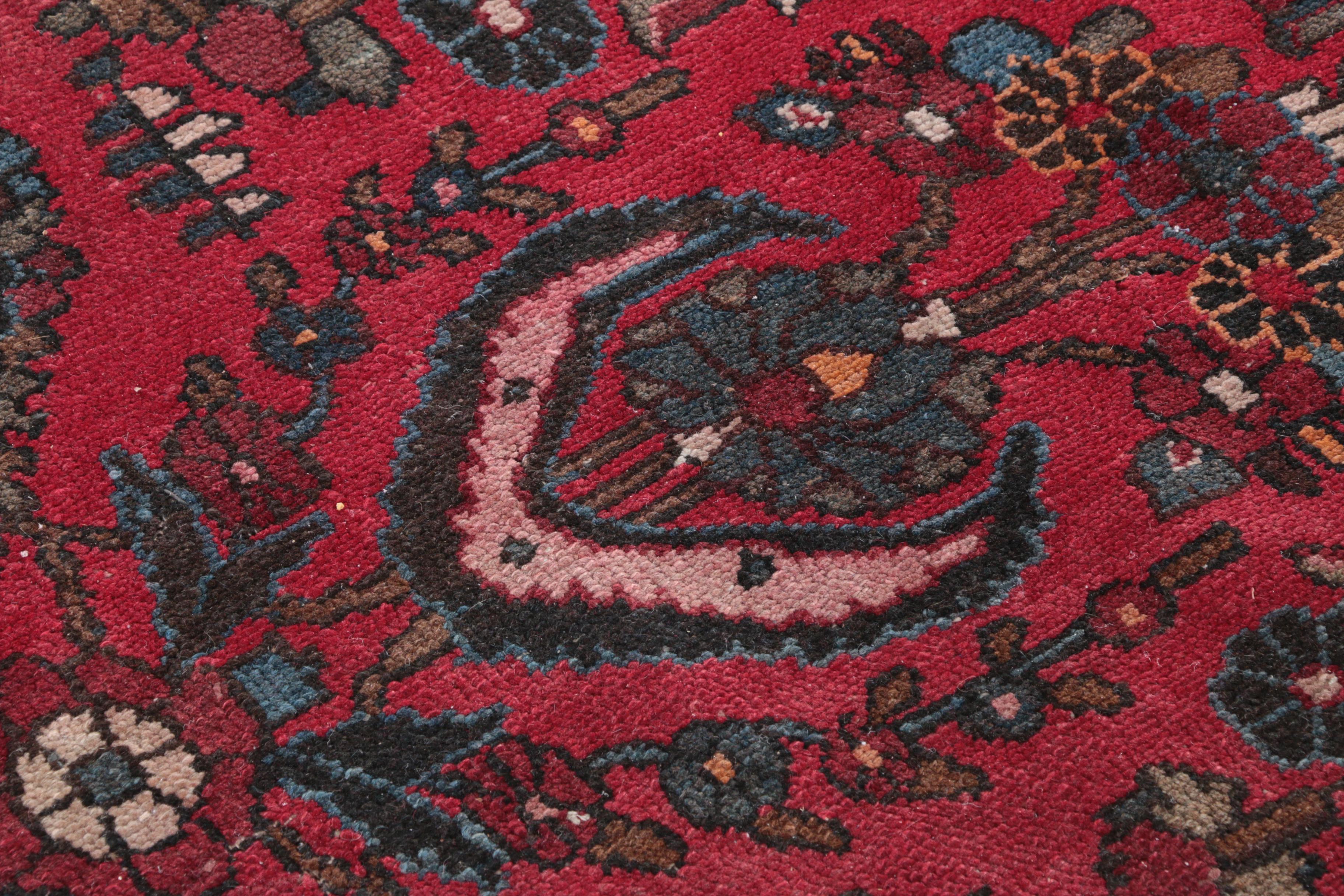 Large Antique Hand-Knotted Persian Arak Area Rug