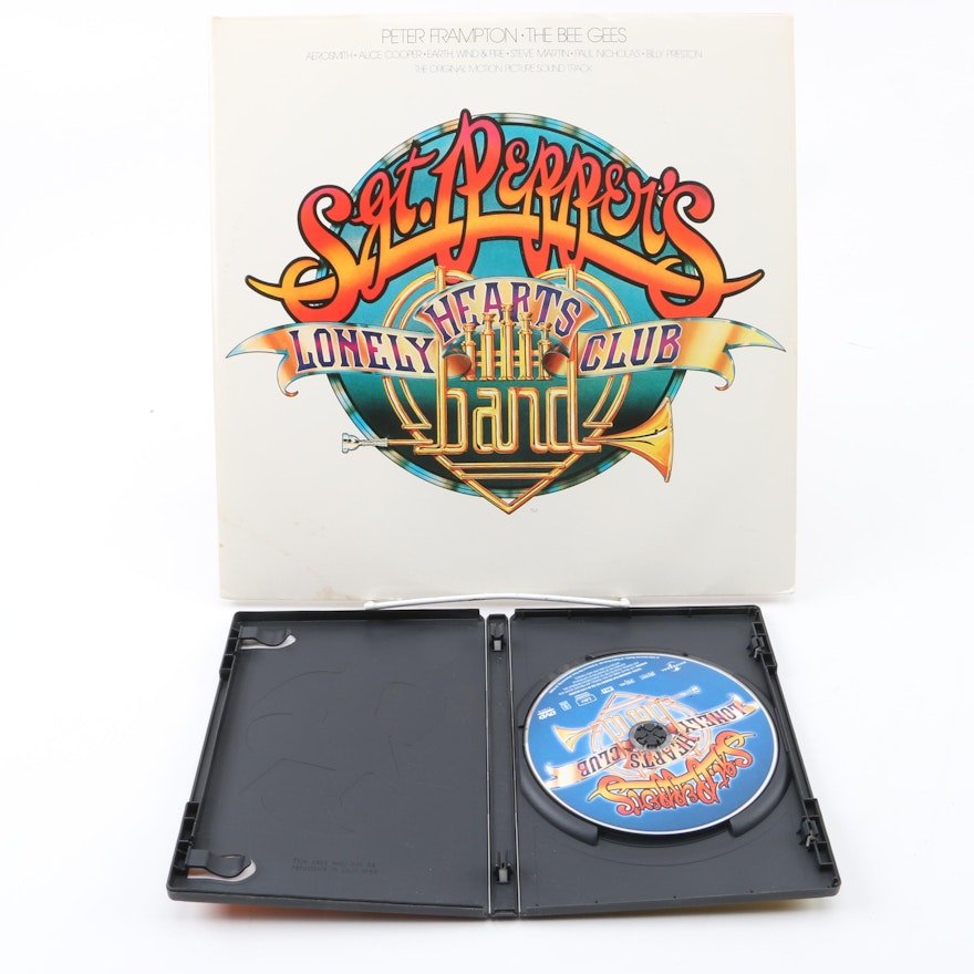 "Sgt Pepper's Lonely Hearts Club Band" Soundtrack Record with Poster and DVD