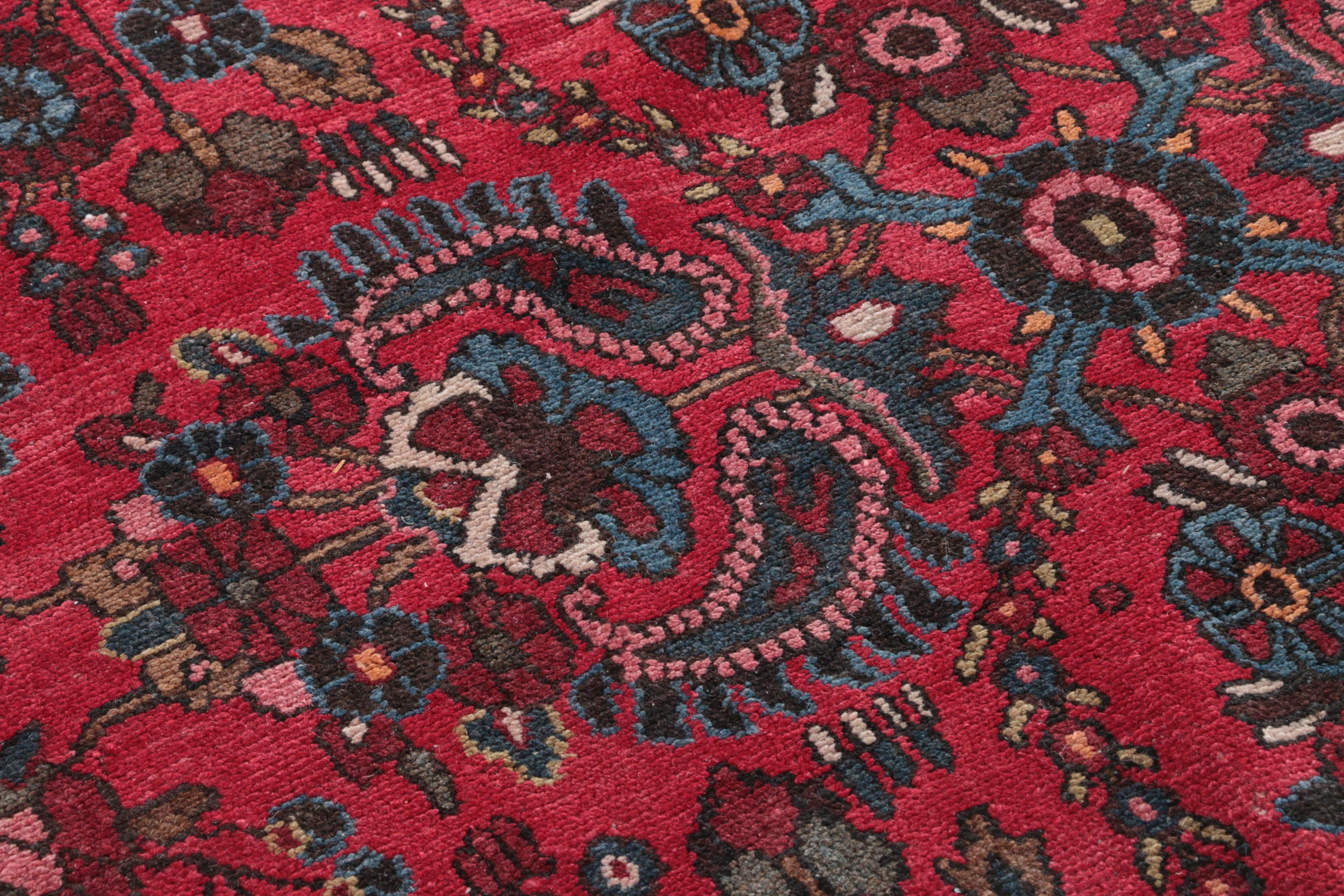 Large Antique Hand-Knotted Persian Arak Area Rug