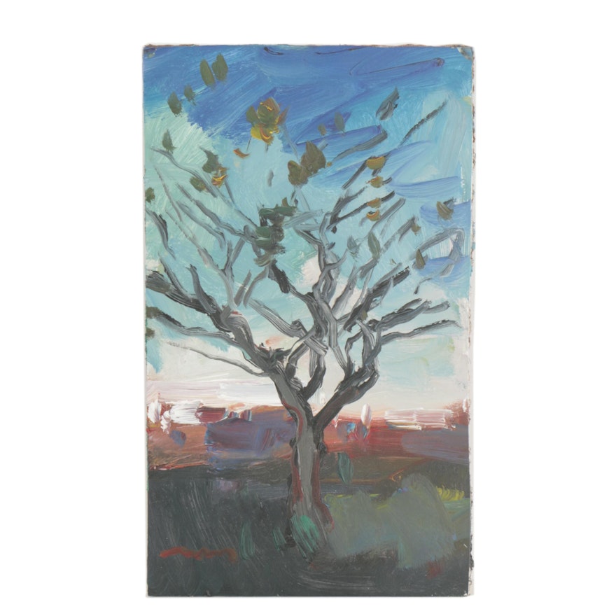 Jose Trujillo Oil Painting "The Tree"