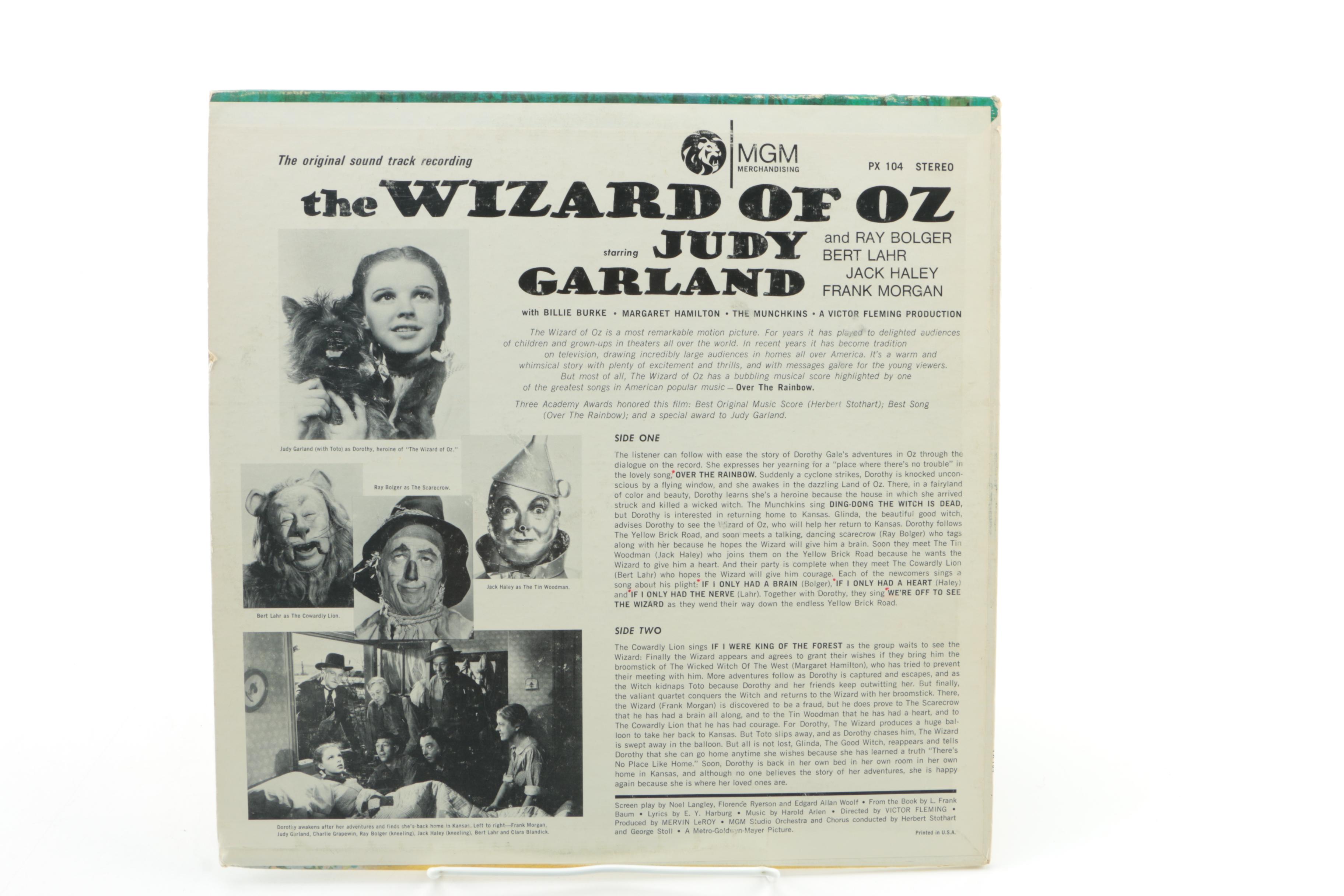 "The Wizard Of Oz" Original Soundtrack Record and 70th Anniversary Blu-Ray