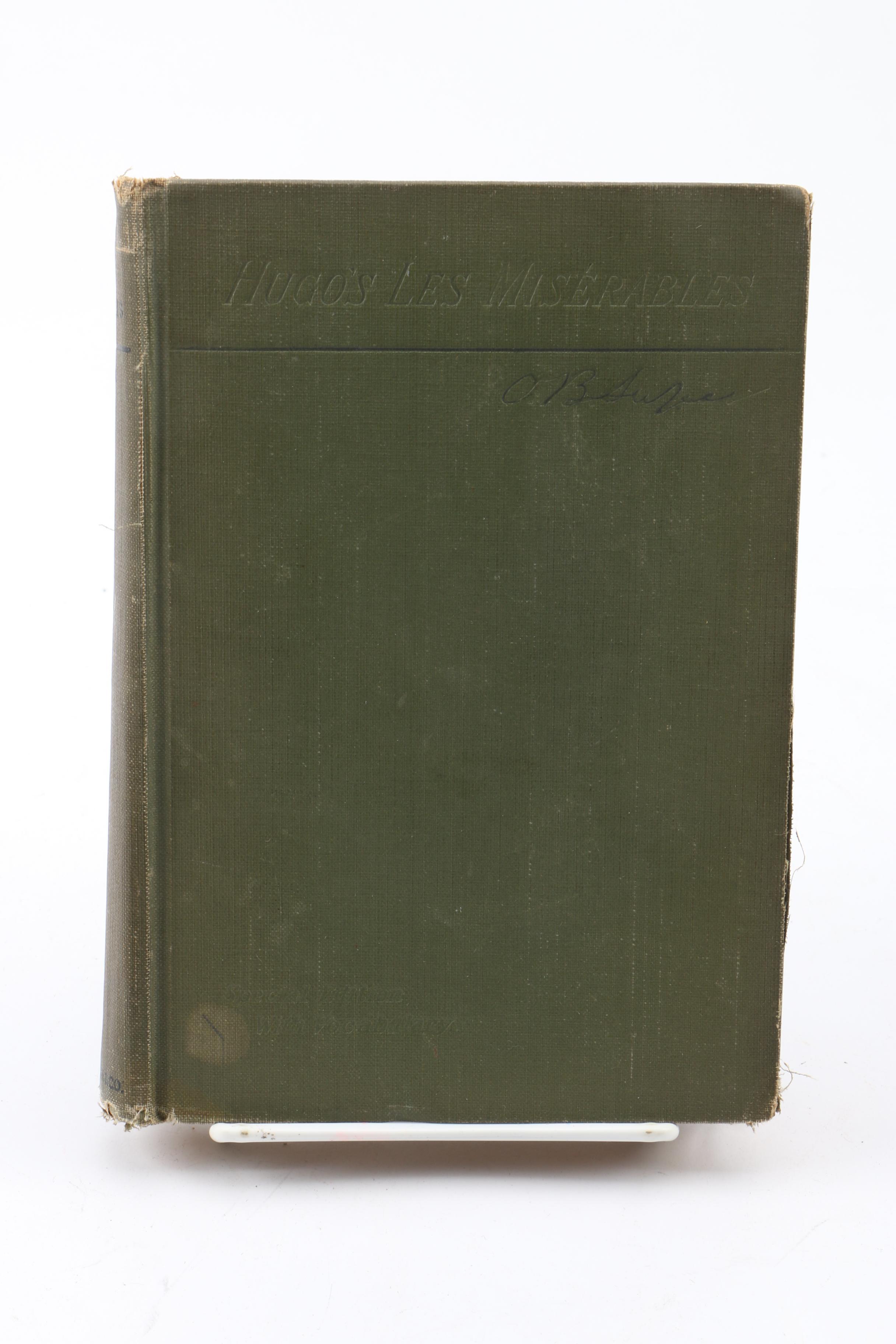 Vintage "Les Misérables" and "Selected Short Stories of Franz Kafka"