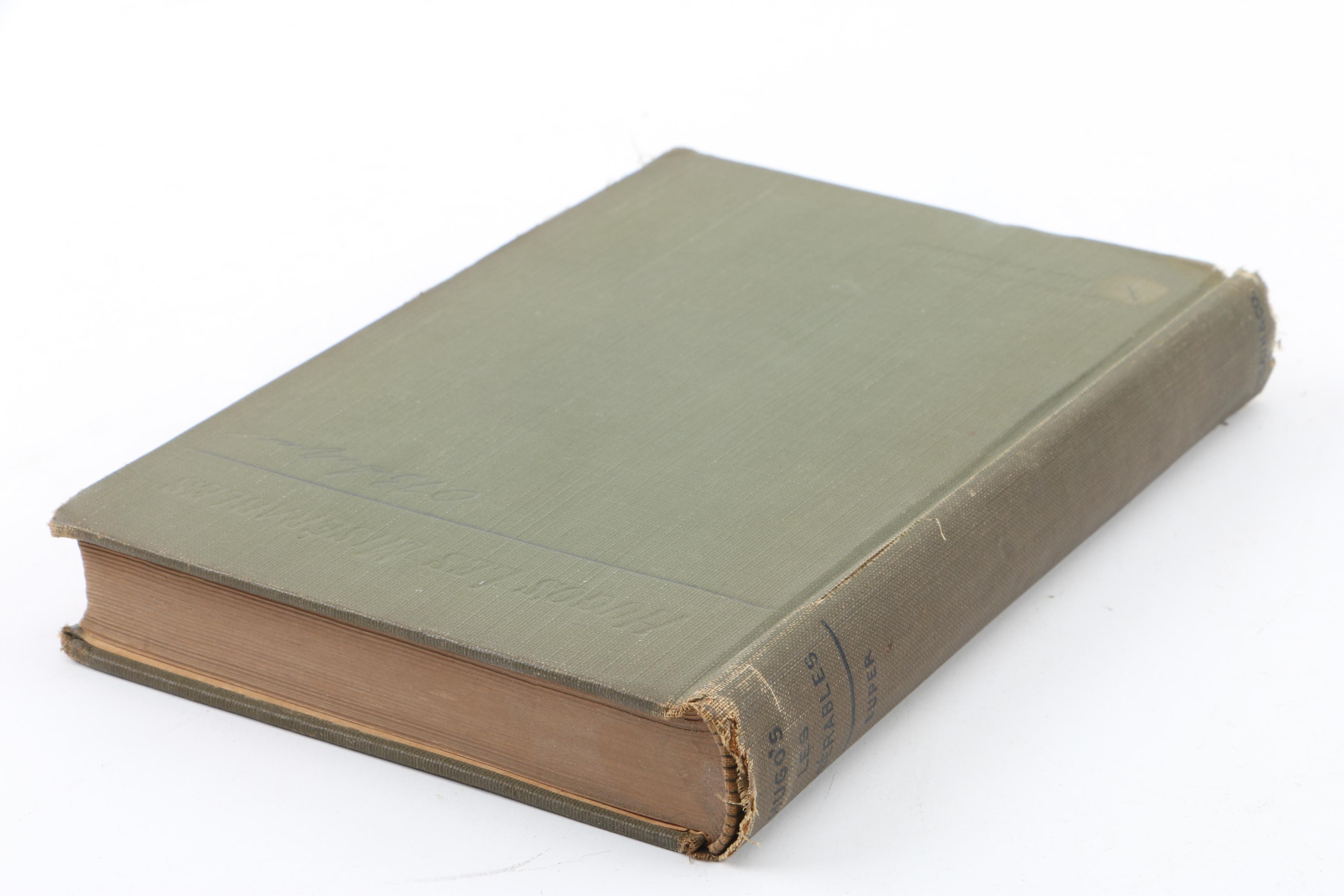 Vintage "Les Misérables" and "Selected Short Stories of Franz Kafka"