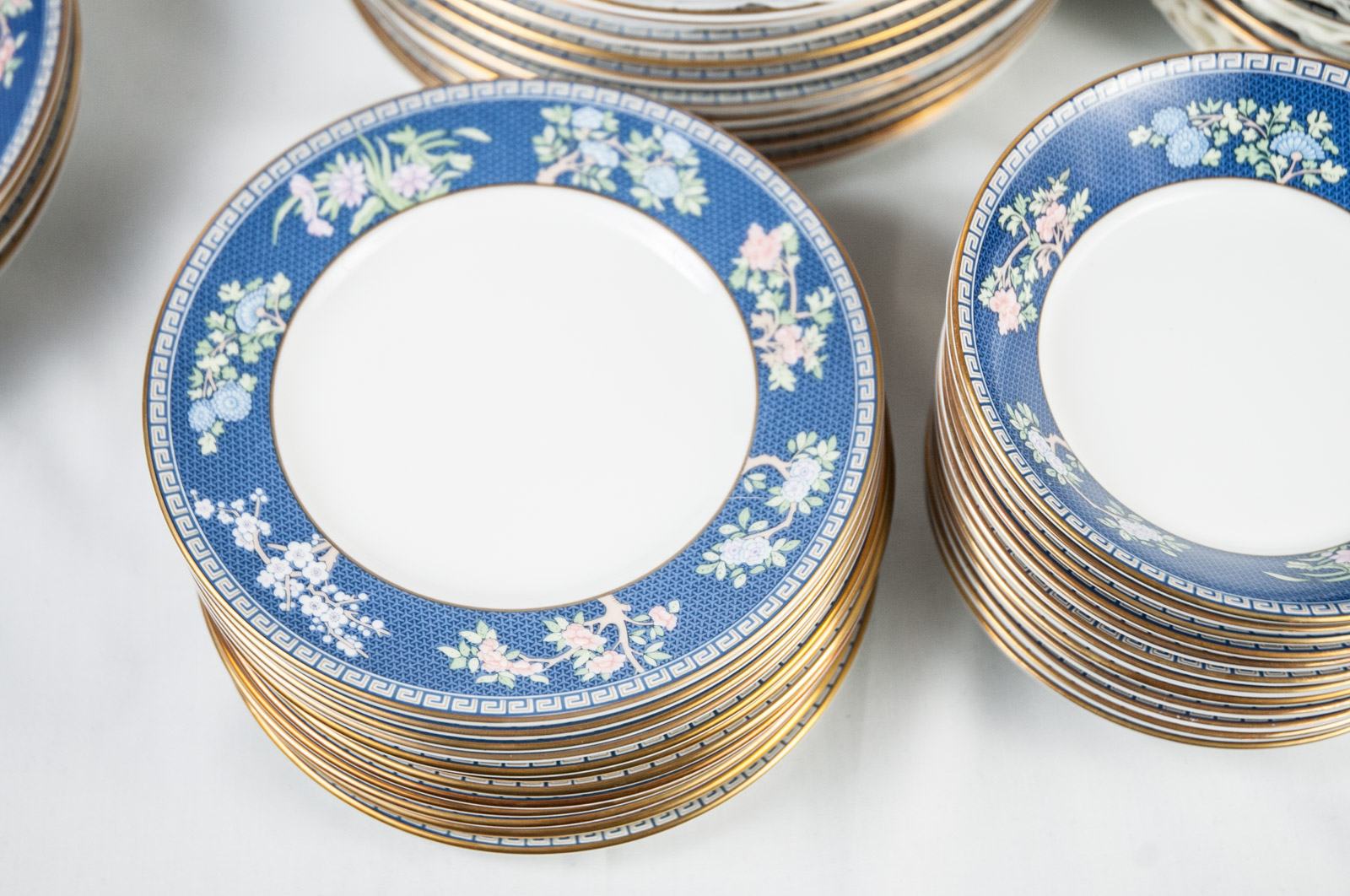 Wedgwood Bone China Set in "Blue Siam" Pattern