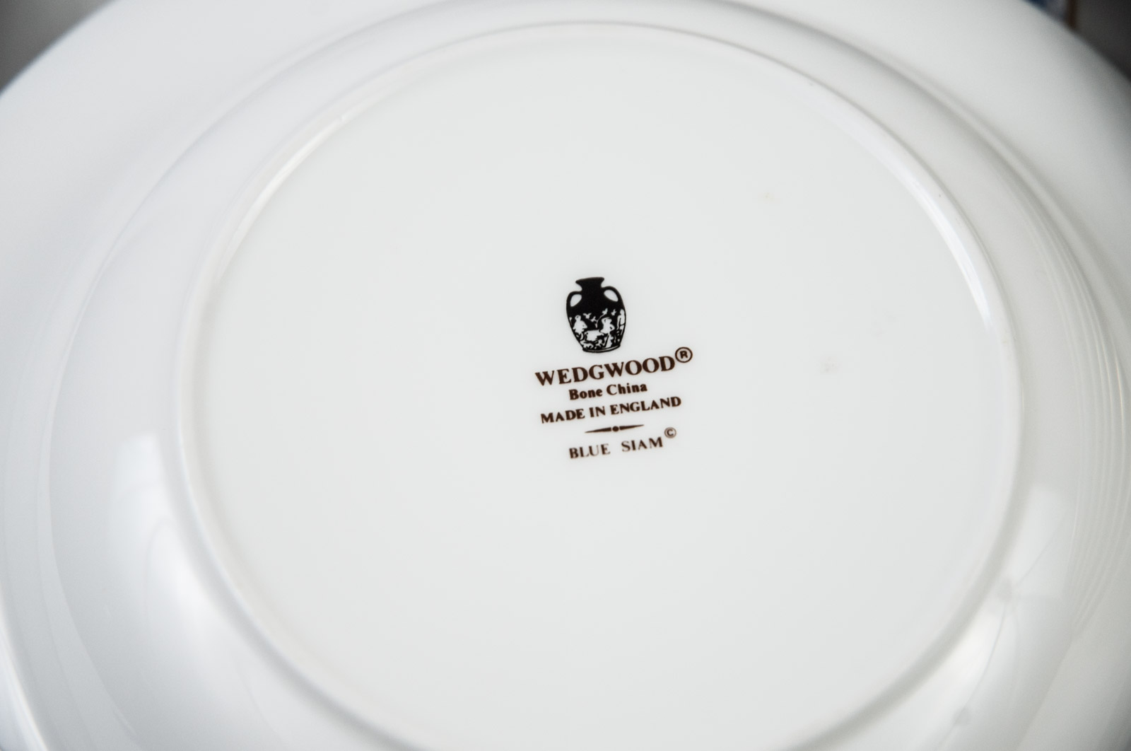 Wedgwood Bone China Set in "Blue Siam" Pattern