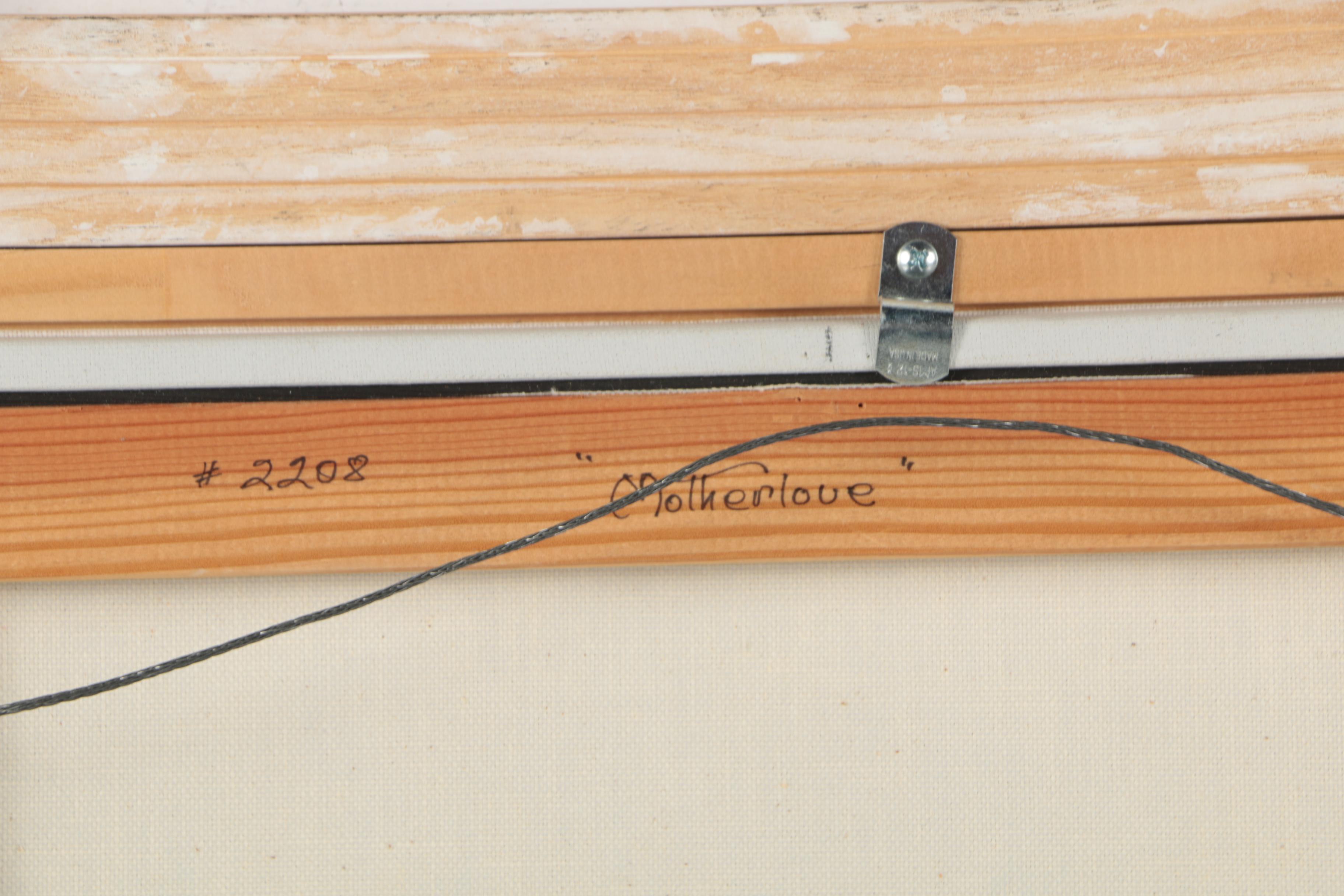 Marty Bell 1994 Oil Painting "Motherlove"