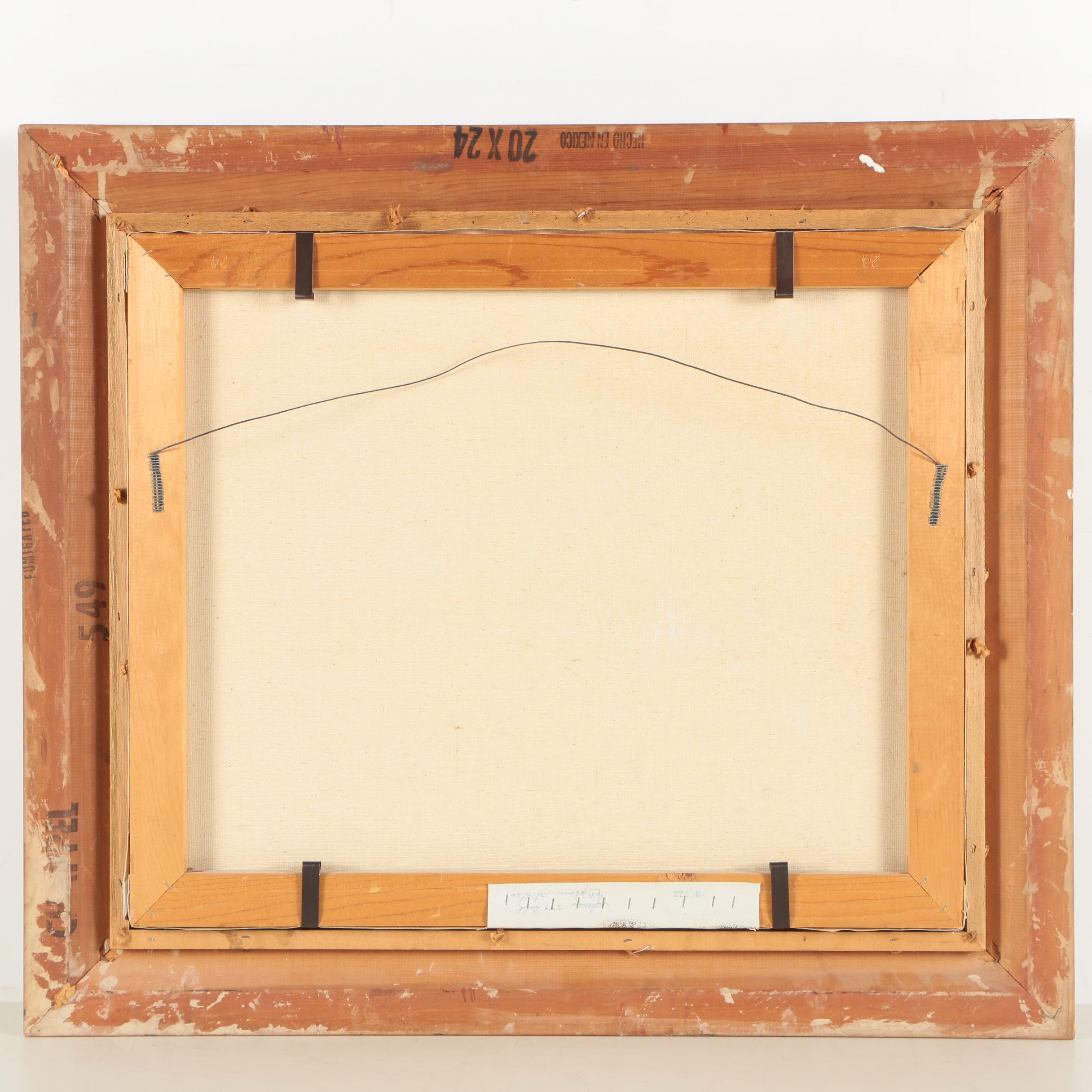 Claude Terray Oil Painting of a Seascape