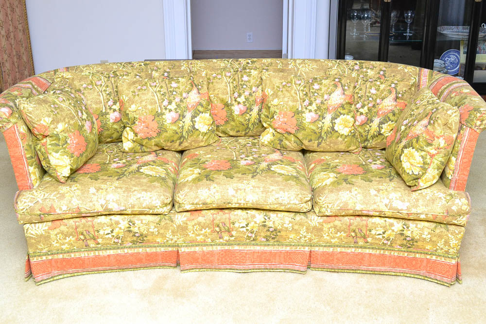 Hollywood Regency Style Sofa by Debut Gallery