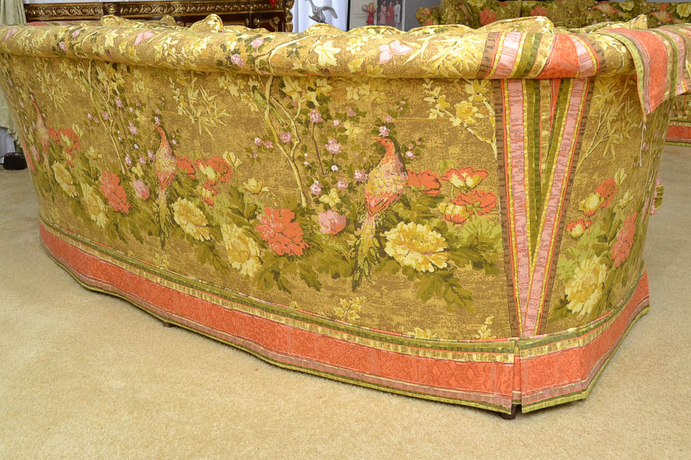 Hollywood Regency Style Sofa by Debut Gallery