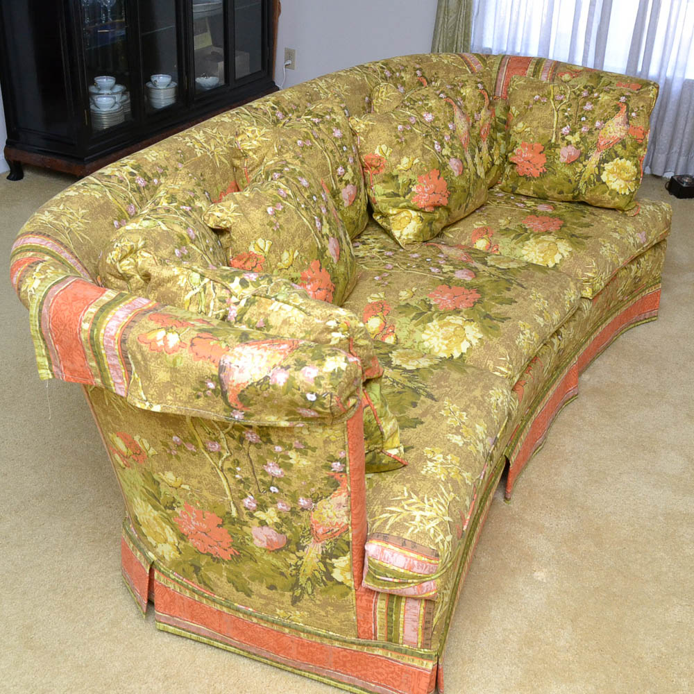 Hollywood Regency Style Sofa by Debut Gallery