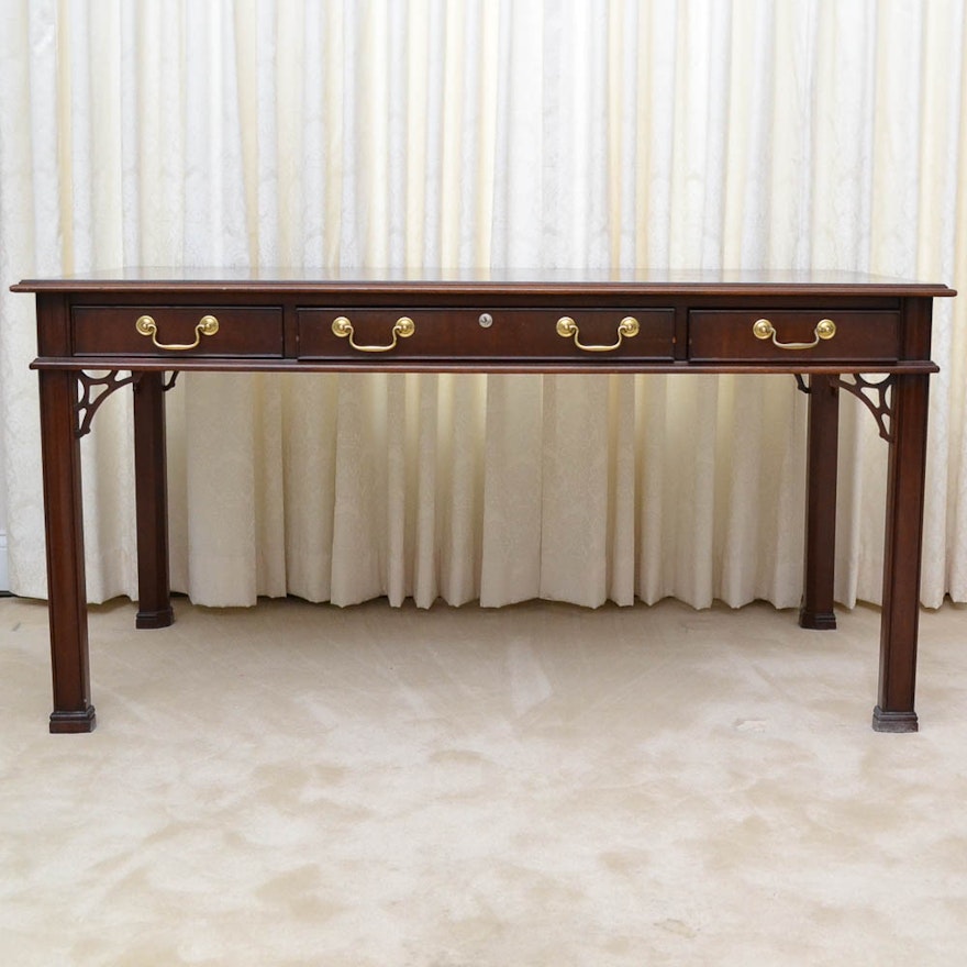 Chippendale Style Mahogany Writing Desk