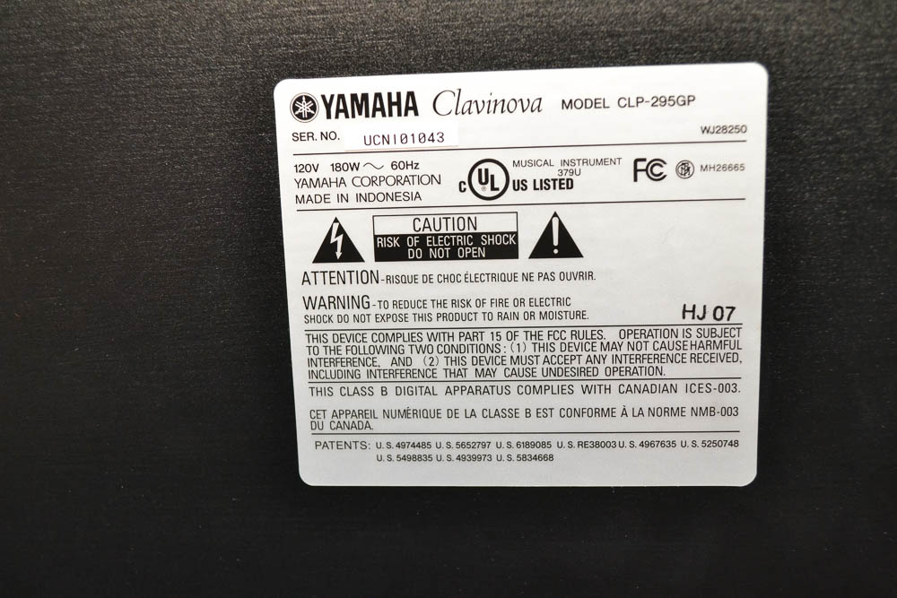 Yamaha Clavinova Digital Baby Grand Piano