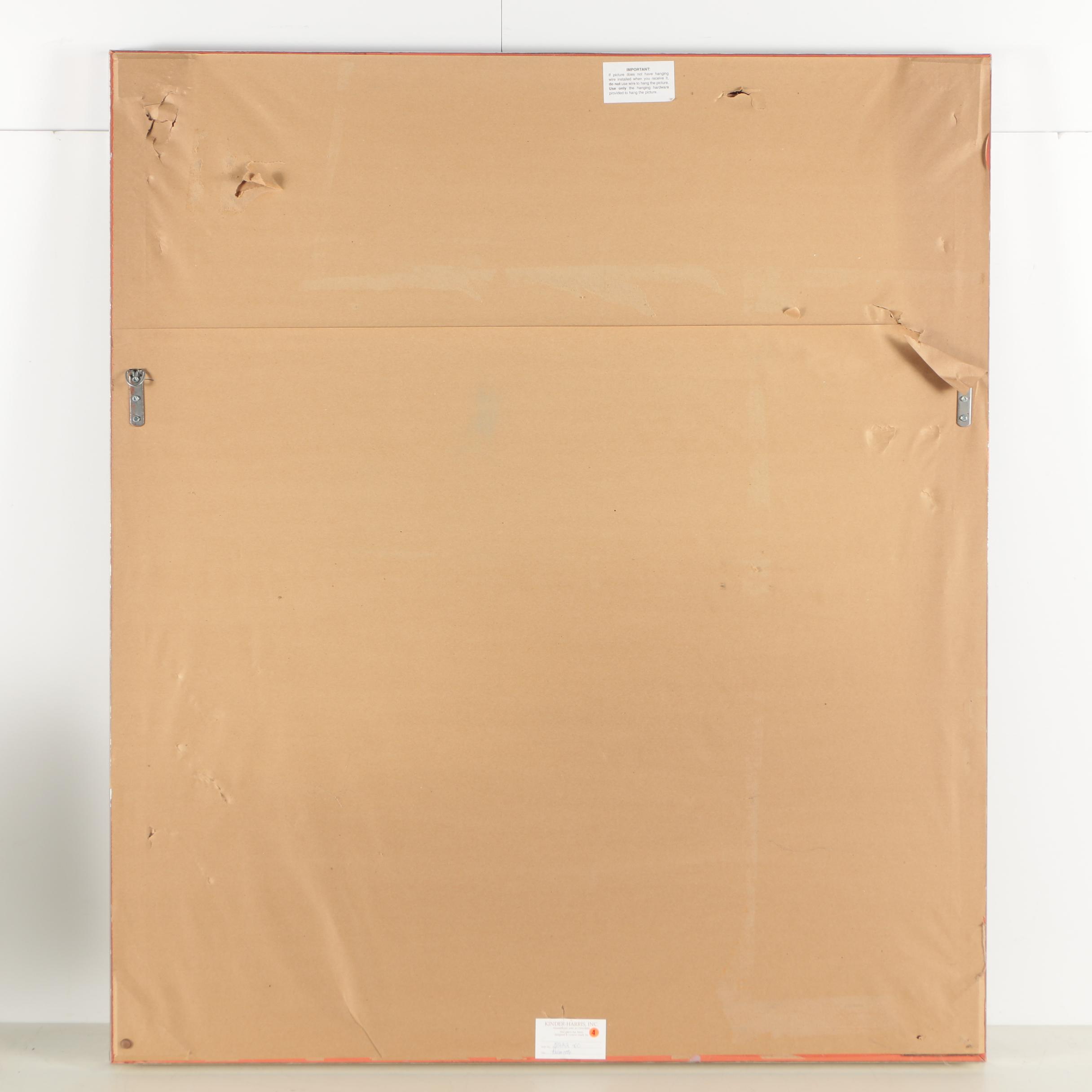 Embellished Lithograph "Palmetto"