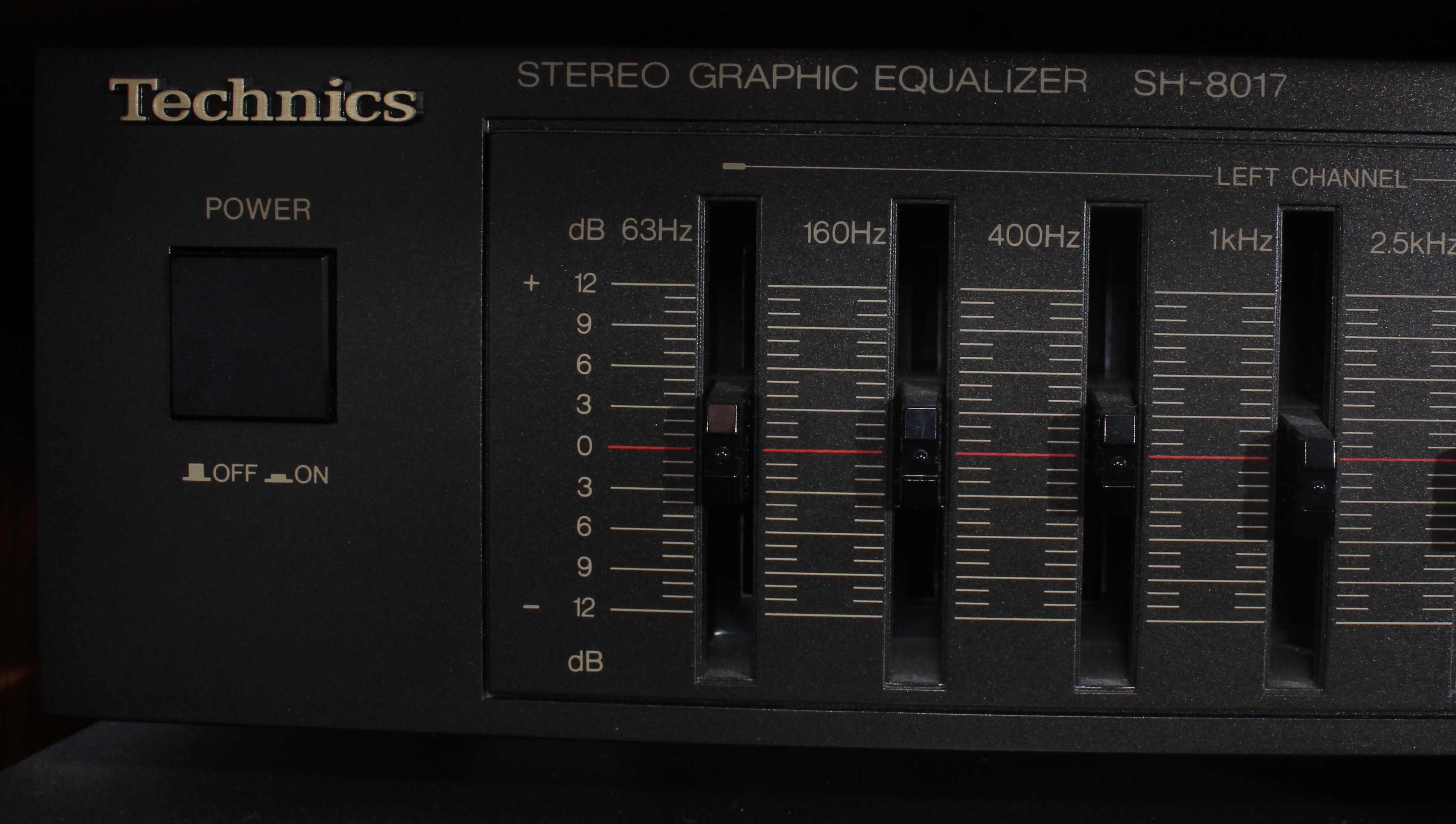 Vintage Technics Stereo System, Cabinet and Speakers