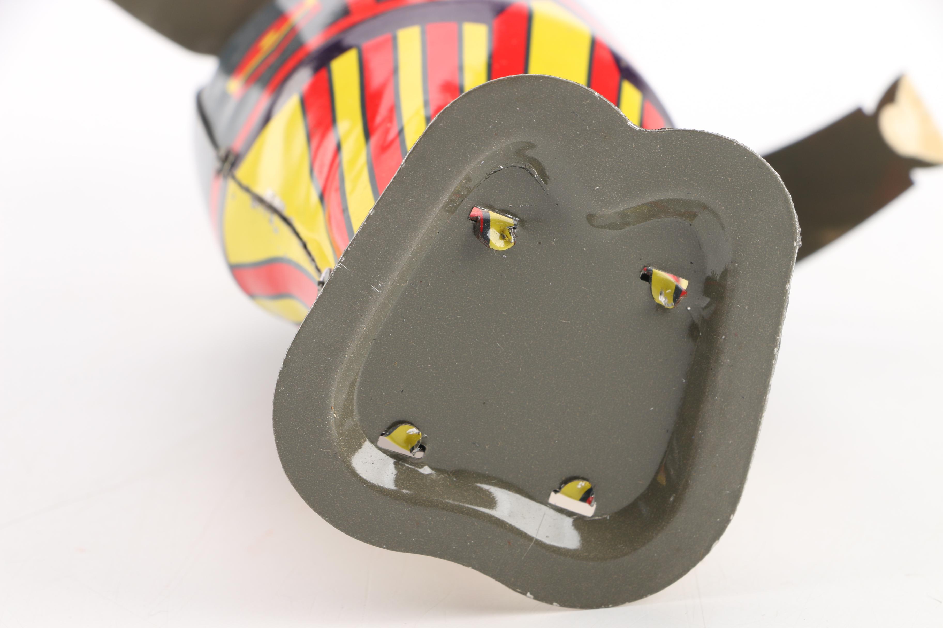 Vintage Street Sweeper Tin Litho Toy by Paya