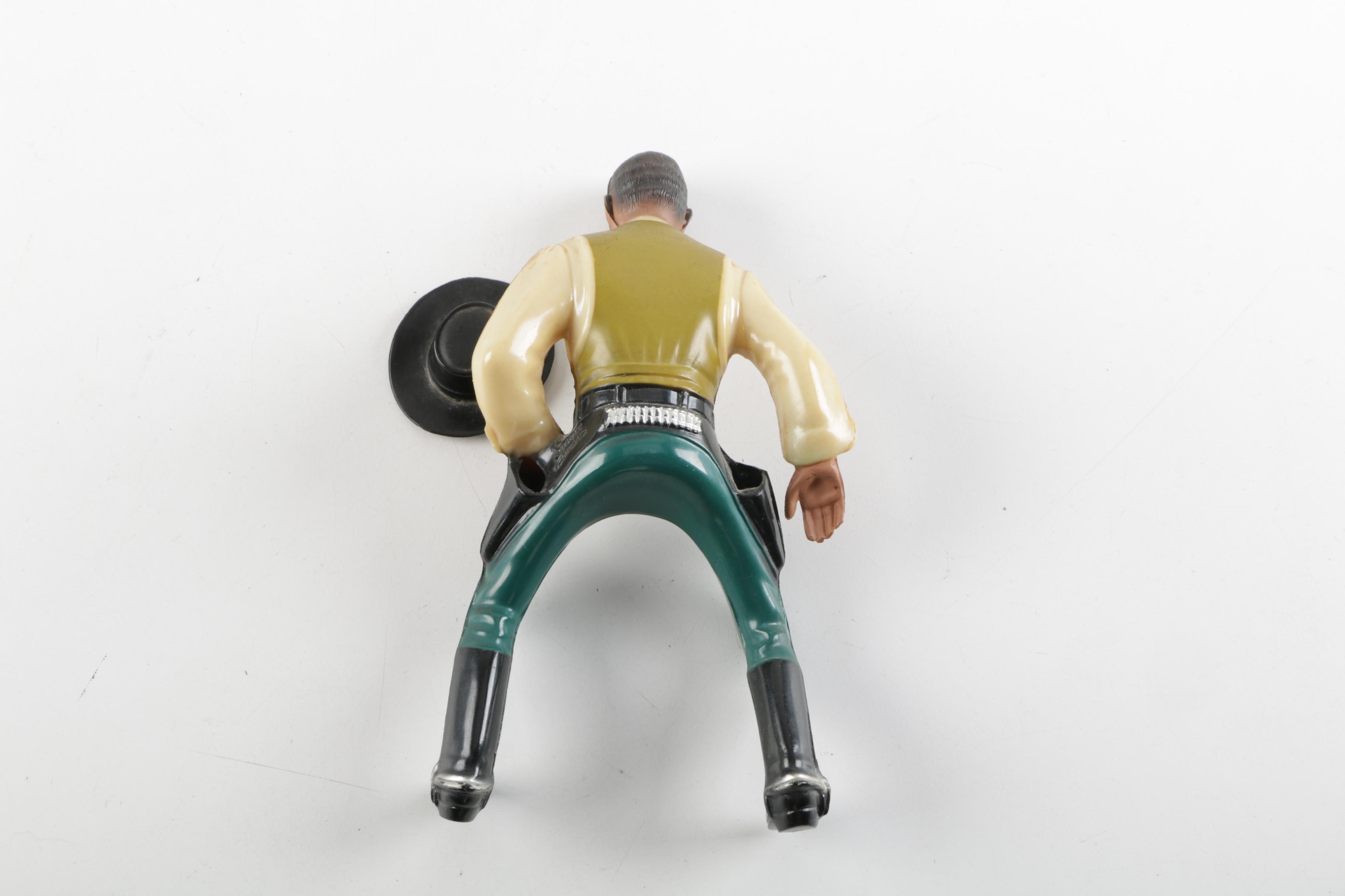 Vintage Hartland Plastics "Wyatt Earp" Action Figure with Horse