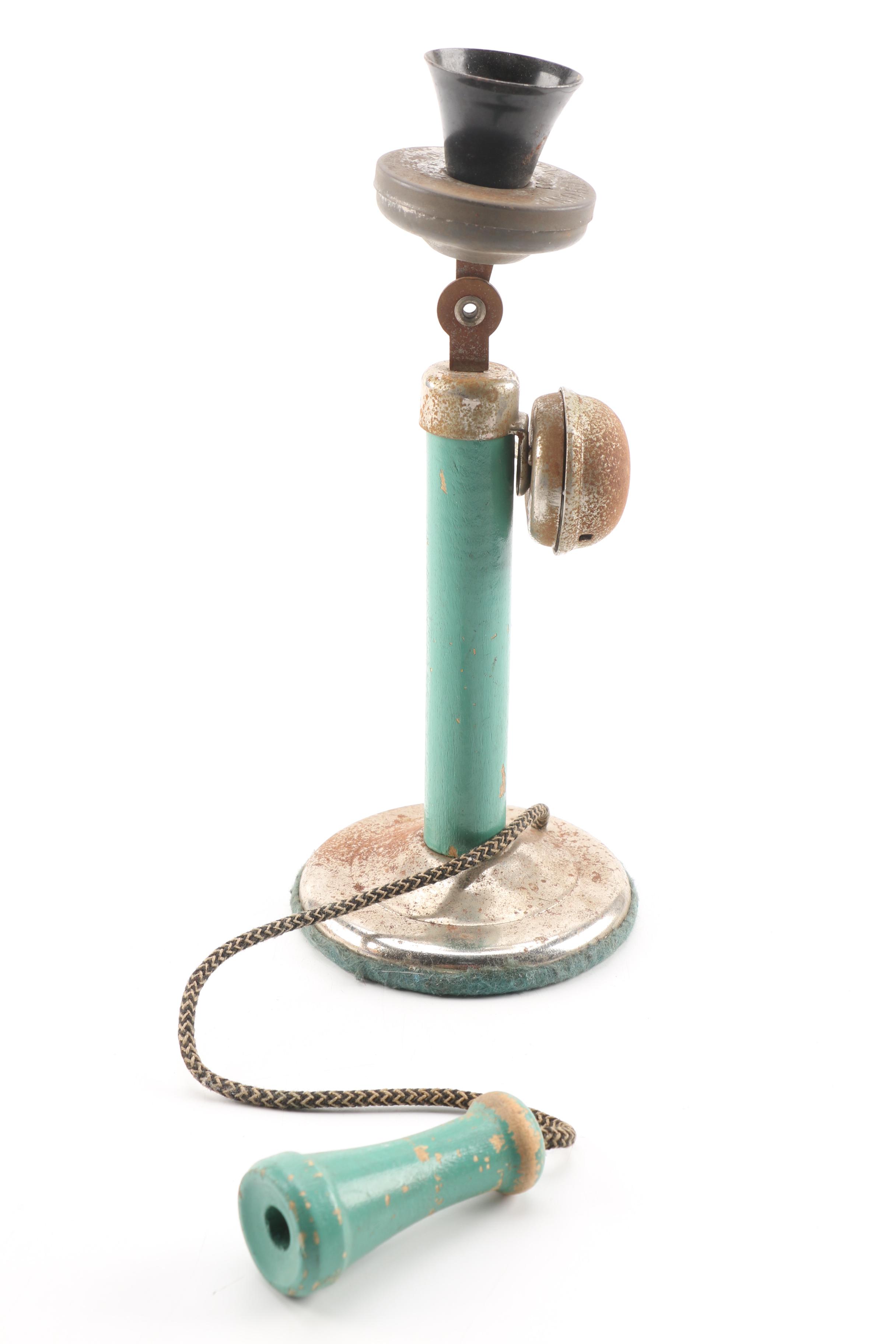 1920s Toy Telephone by The Gong Bell