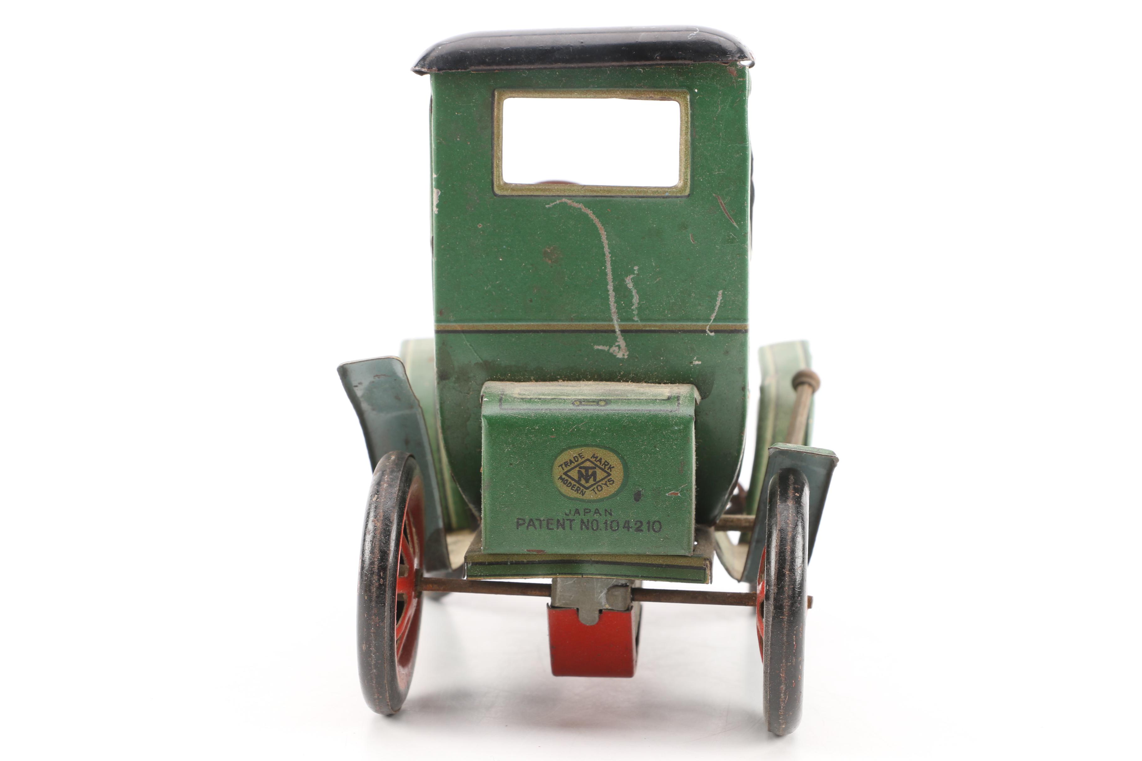 1950s Lever Action "Tin Lizzy" Toy Car by Masudaya