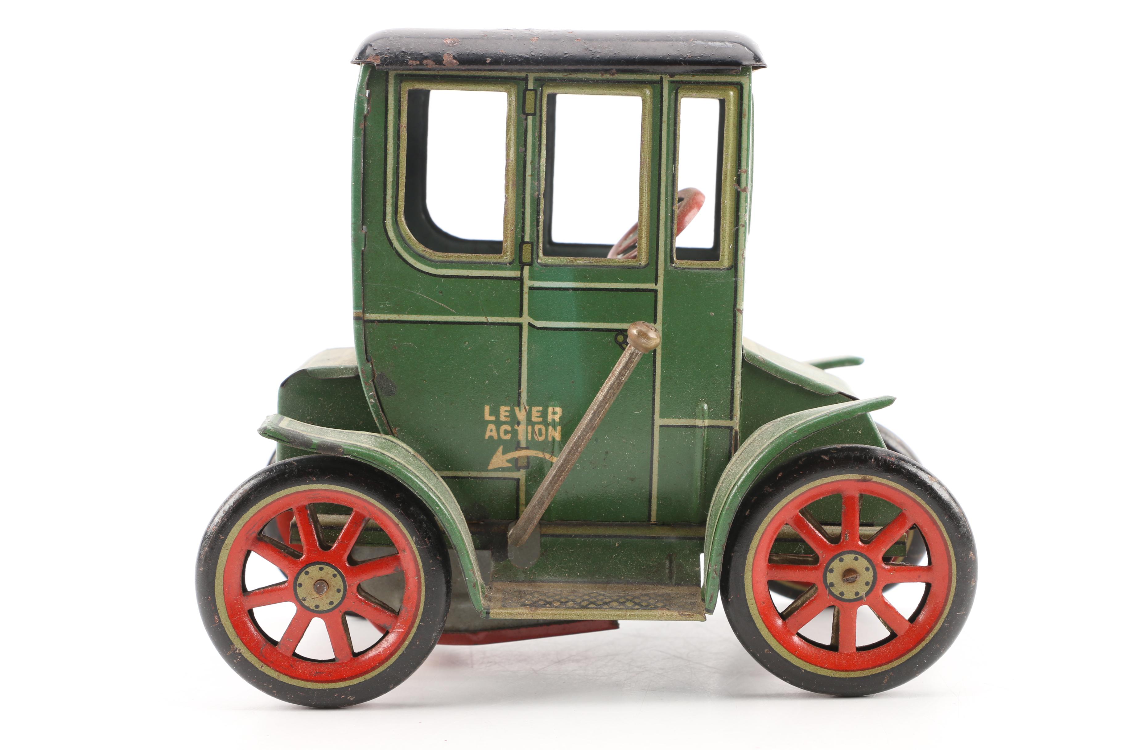 1950s Lever Action "Tin Lizzy" Toy Car by Masudaya