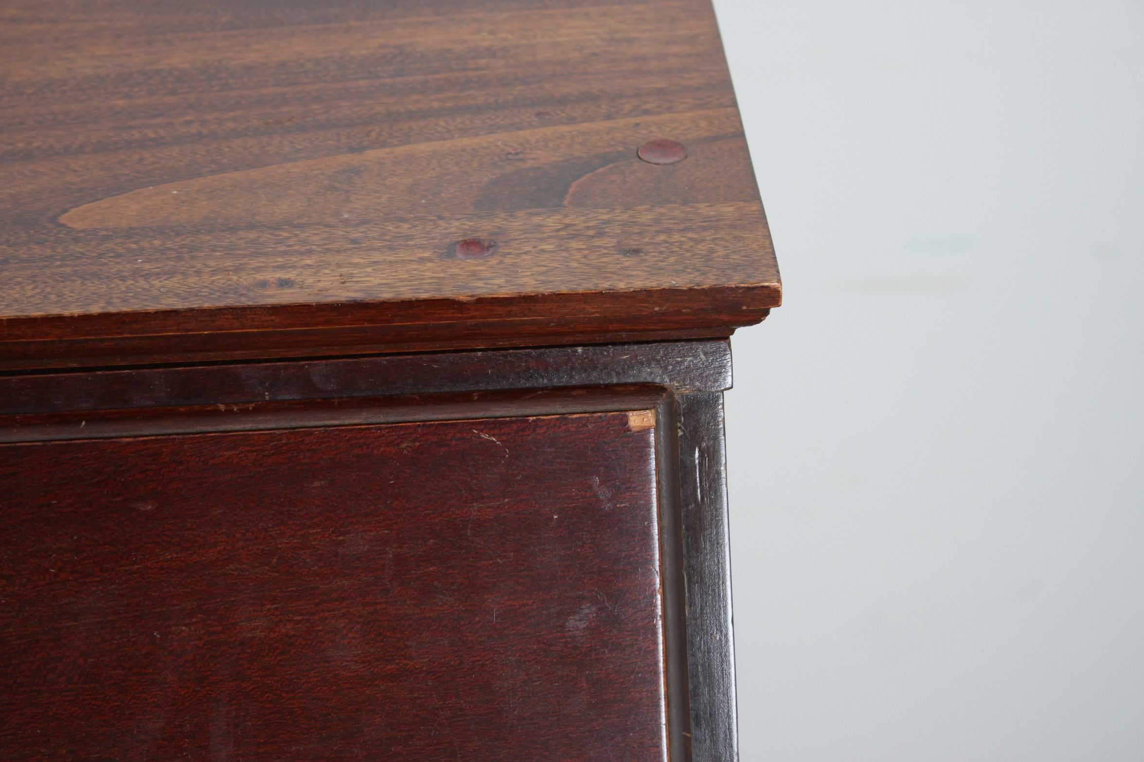 Vintage Chippendale Style Mahogany Slant-Front Desk