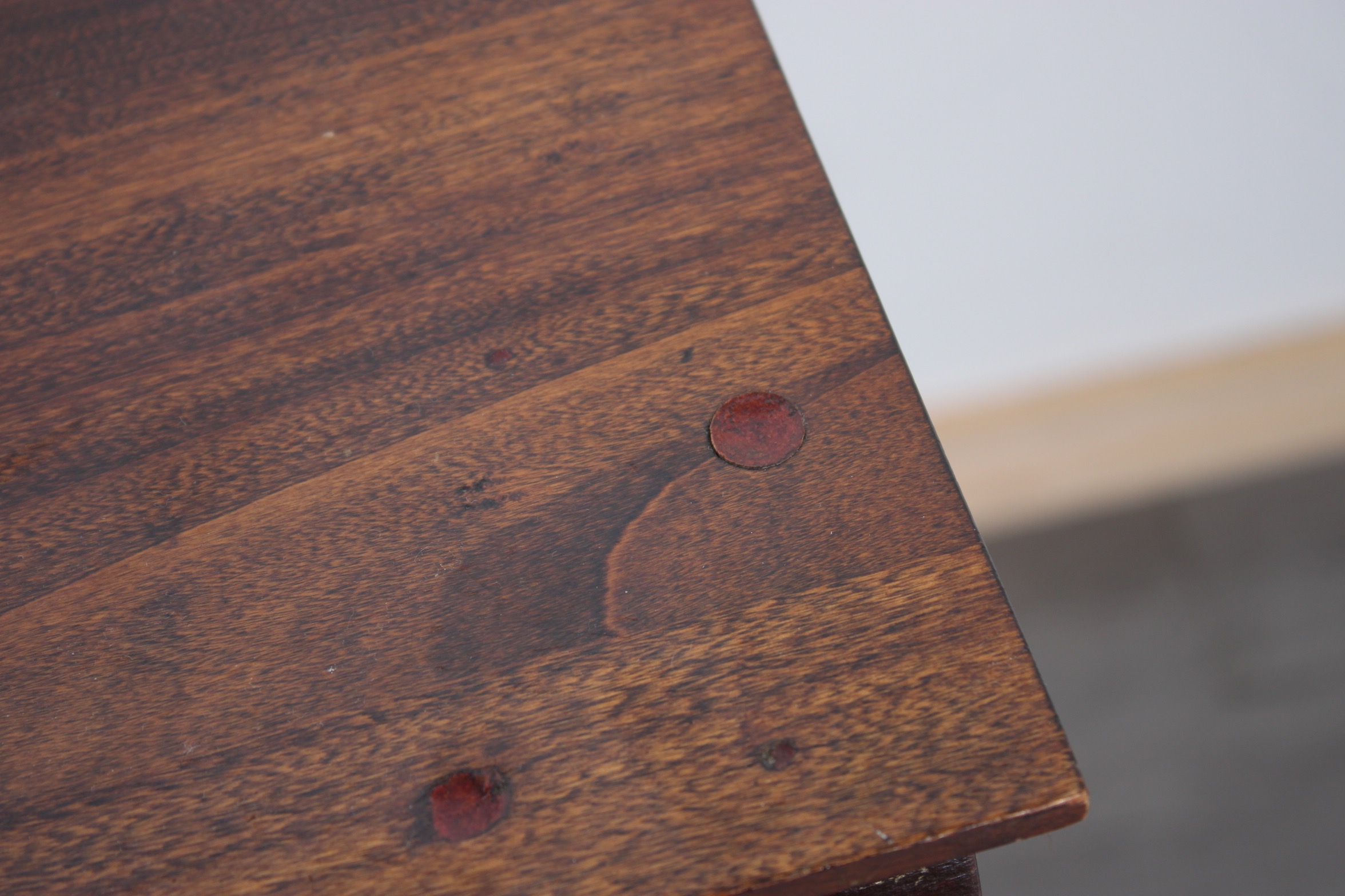 Vintage Chippendale Style Mahogany Slant-Front Desk