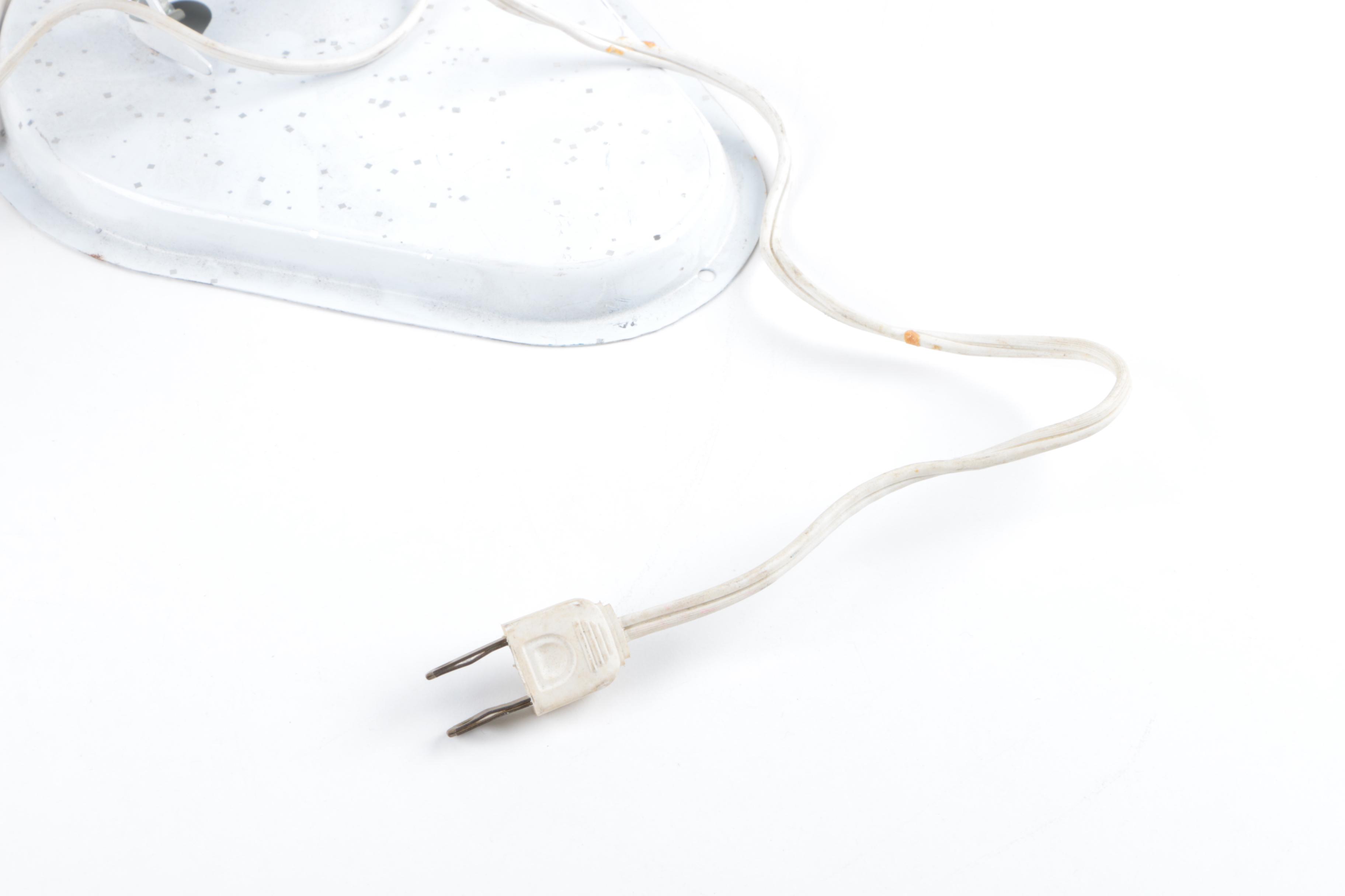 Vintage Wall Light and 7Up Table Lamp