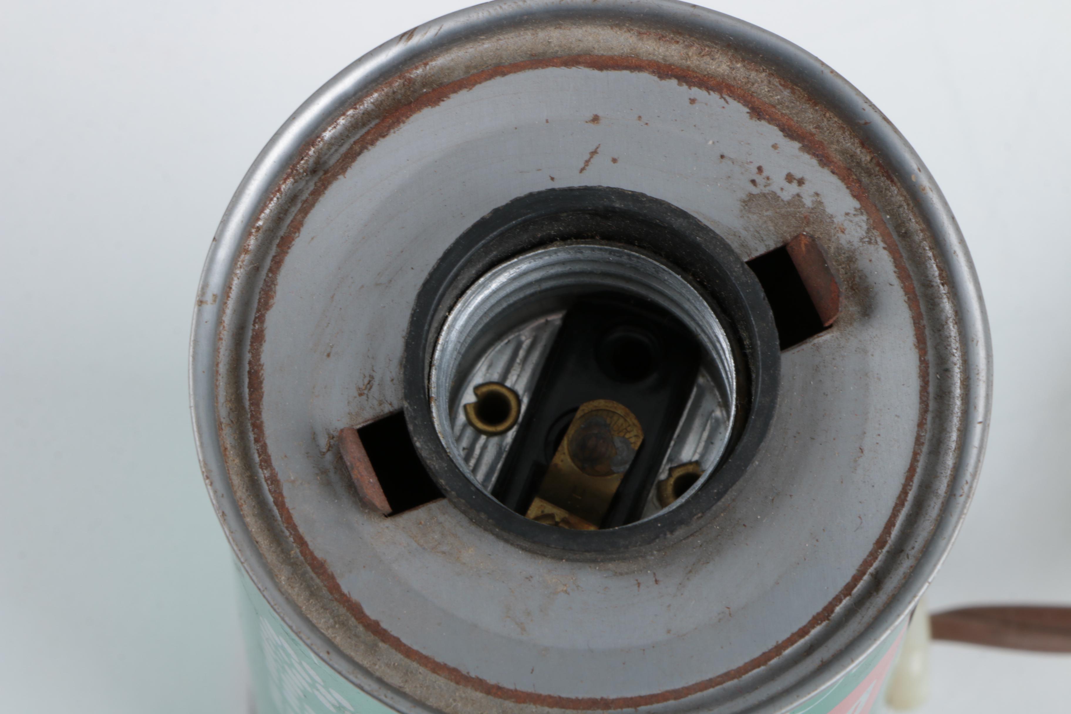 Vintage Wall Light and 7Up Table Lamp