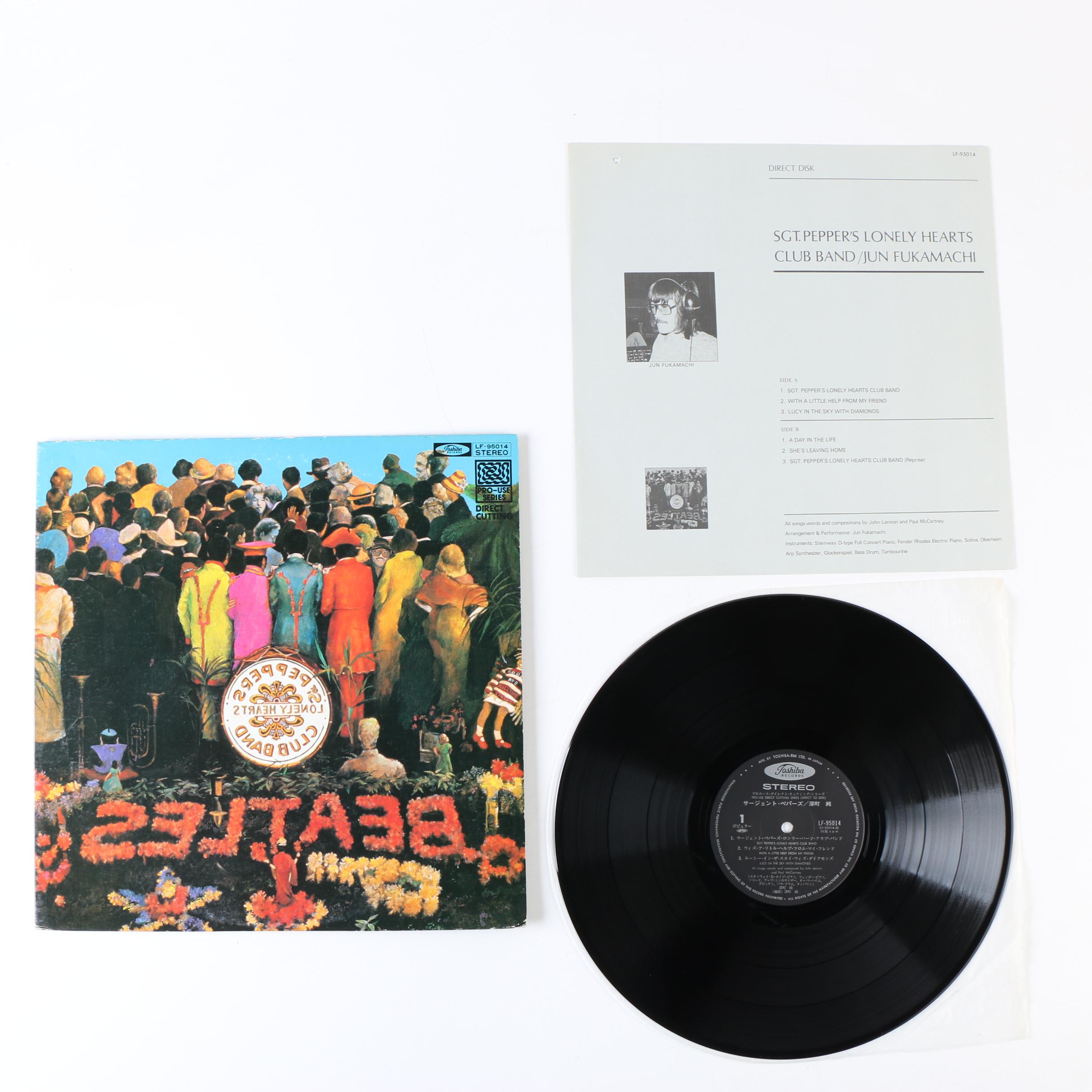 Jun Fukamachi "Sgt. Pepper" Direct Cutting Japanese Record Pressing