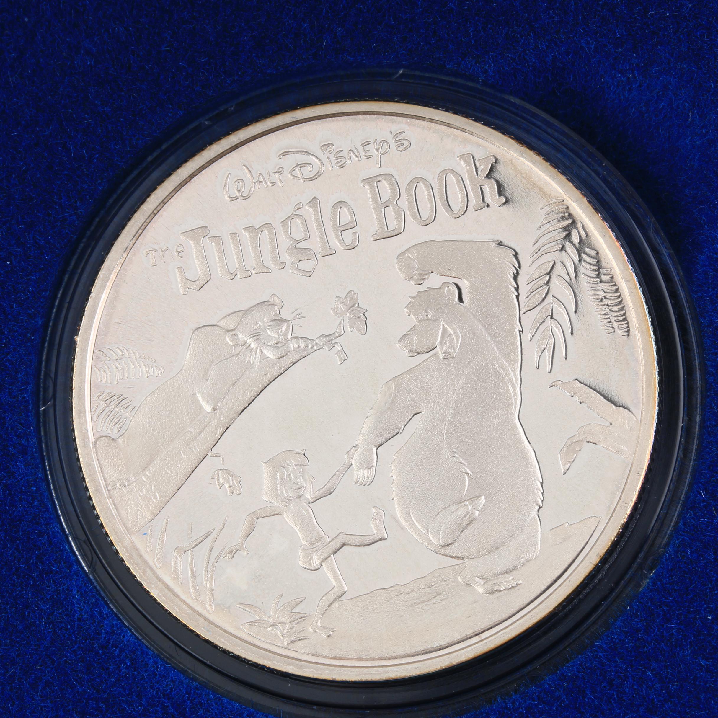 Group of Three Walt Disney's Silver Commemorative Proof Bullion Coins