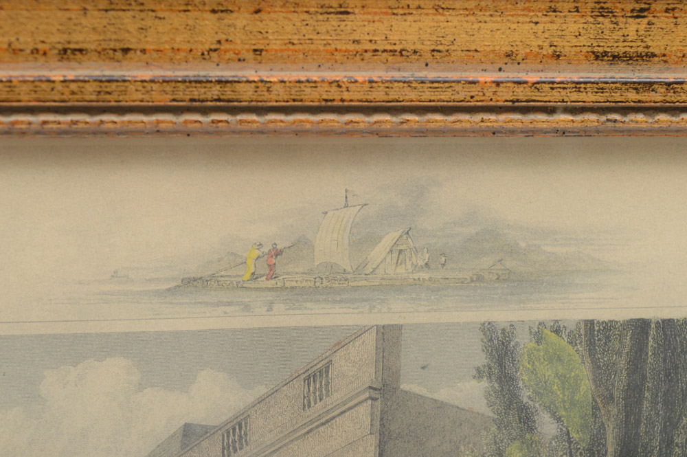 Hand-Colored Engraving "Theatre, Walnut Street, Philadelphia" After J & F Tallis