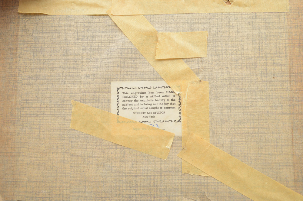 Hand-Colored Engraving "Theatre, Walnut Street, Philadelphia" After J & F Tallis