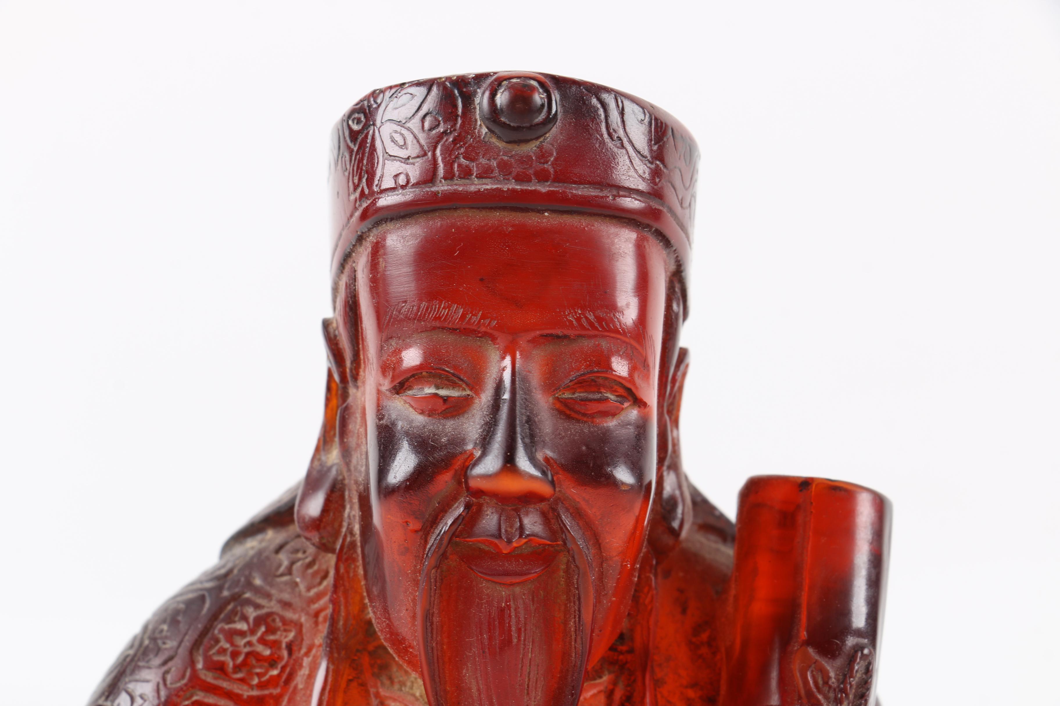 Chinese Resin Monk Statue