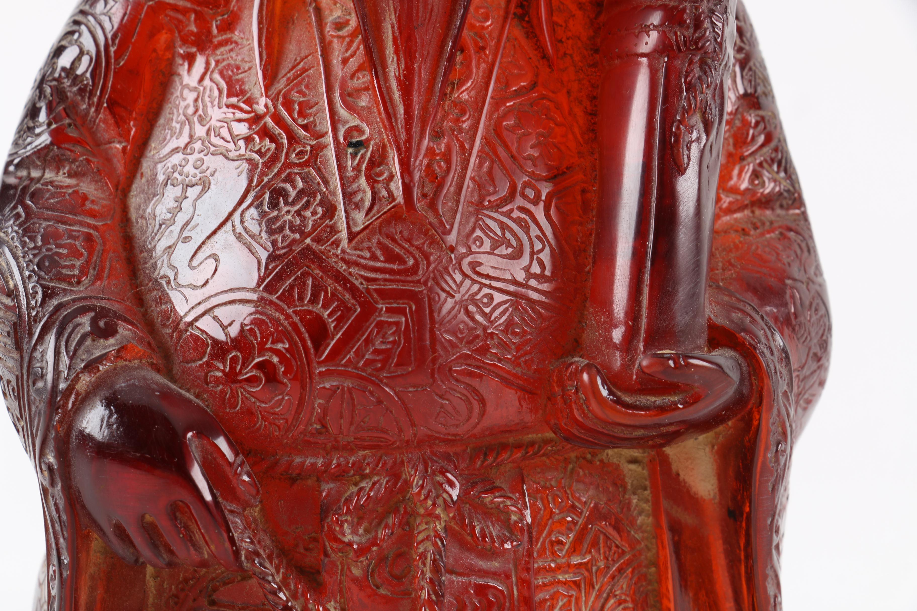 Chinese Resin Monk Statue