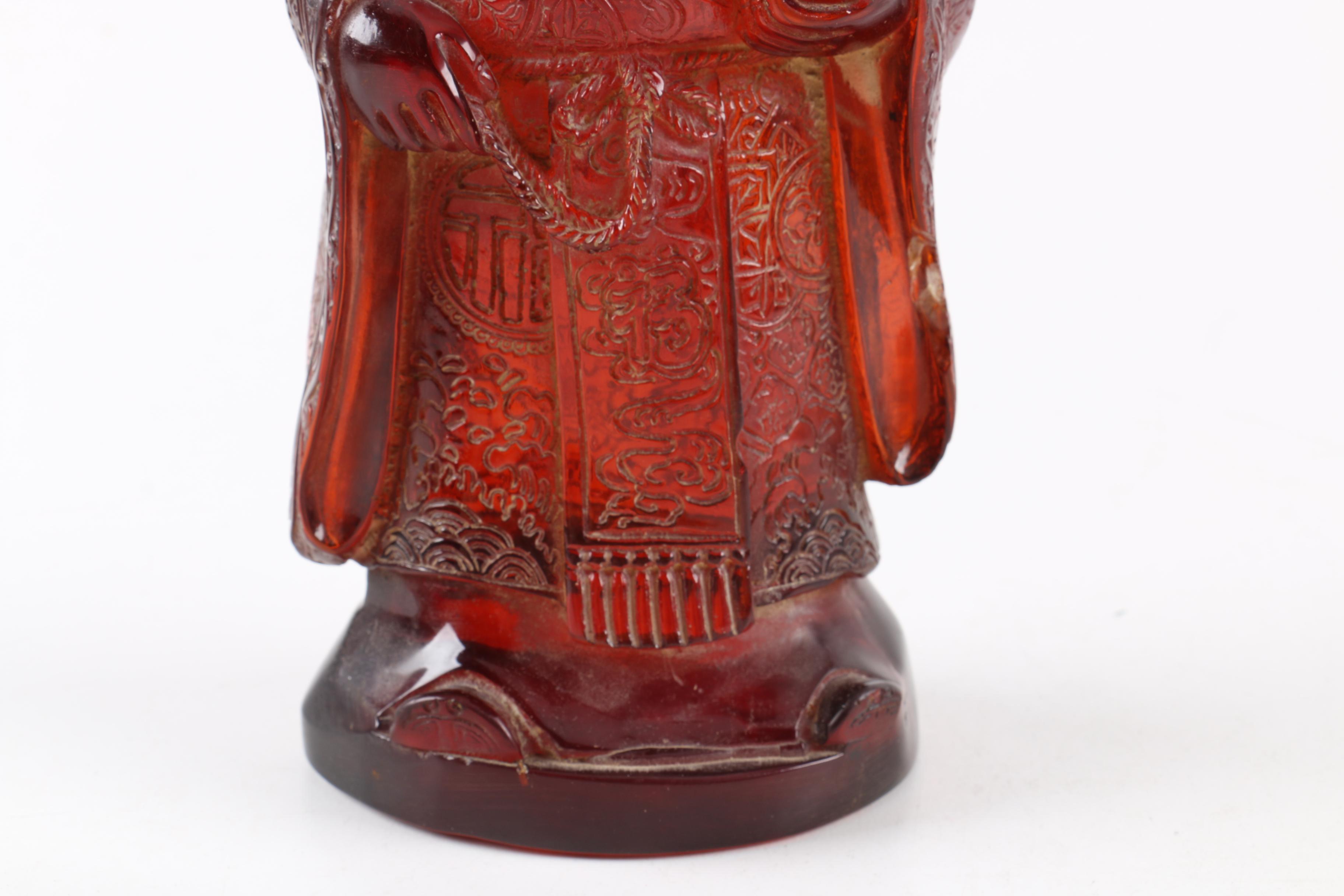 Chinese Resin Monk Statue