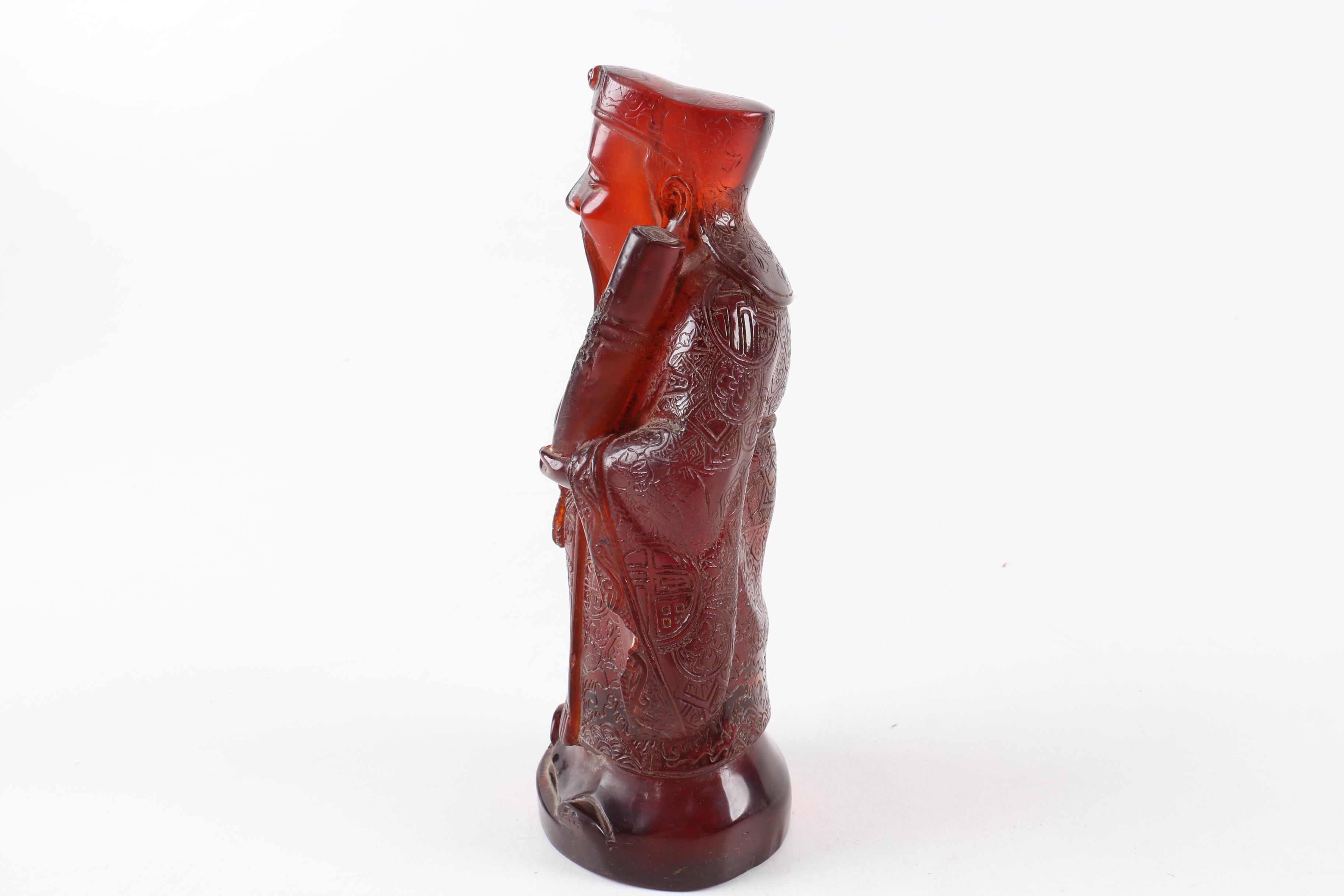 Chinese Resin Monk Statue