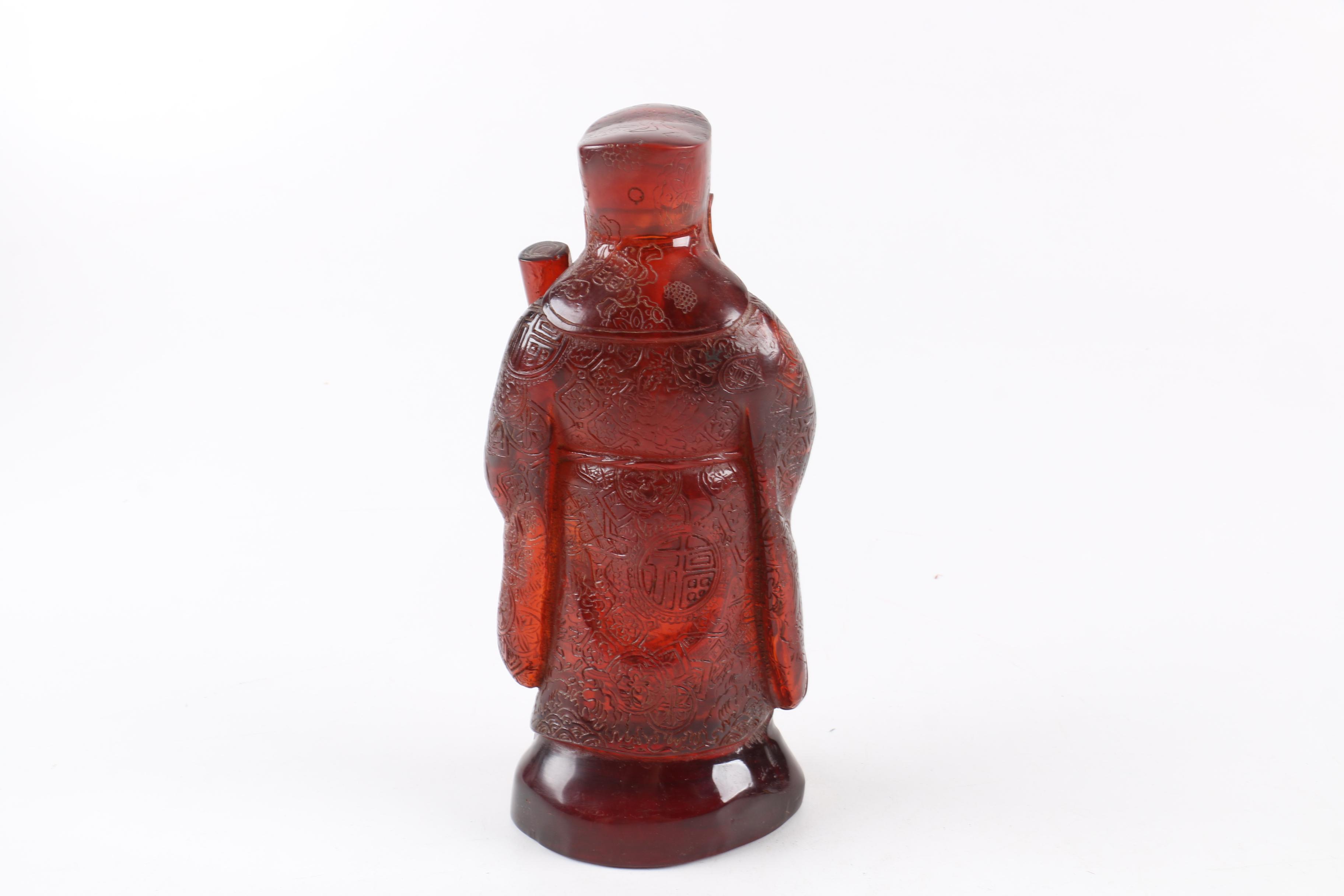 Chinese Resin Monk Statue