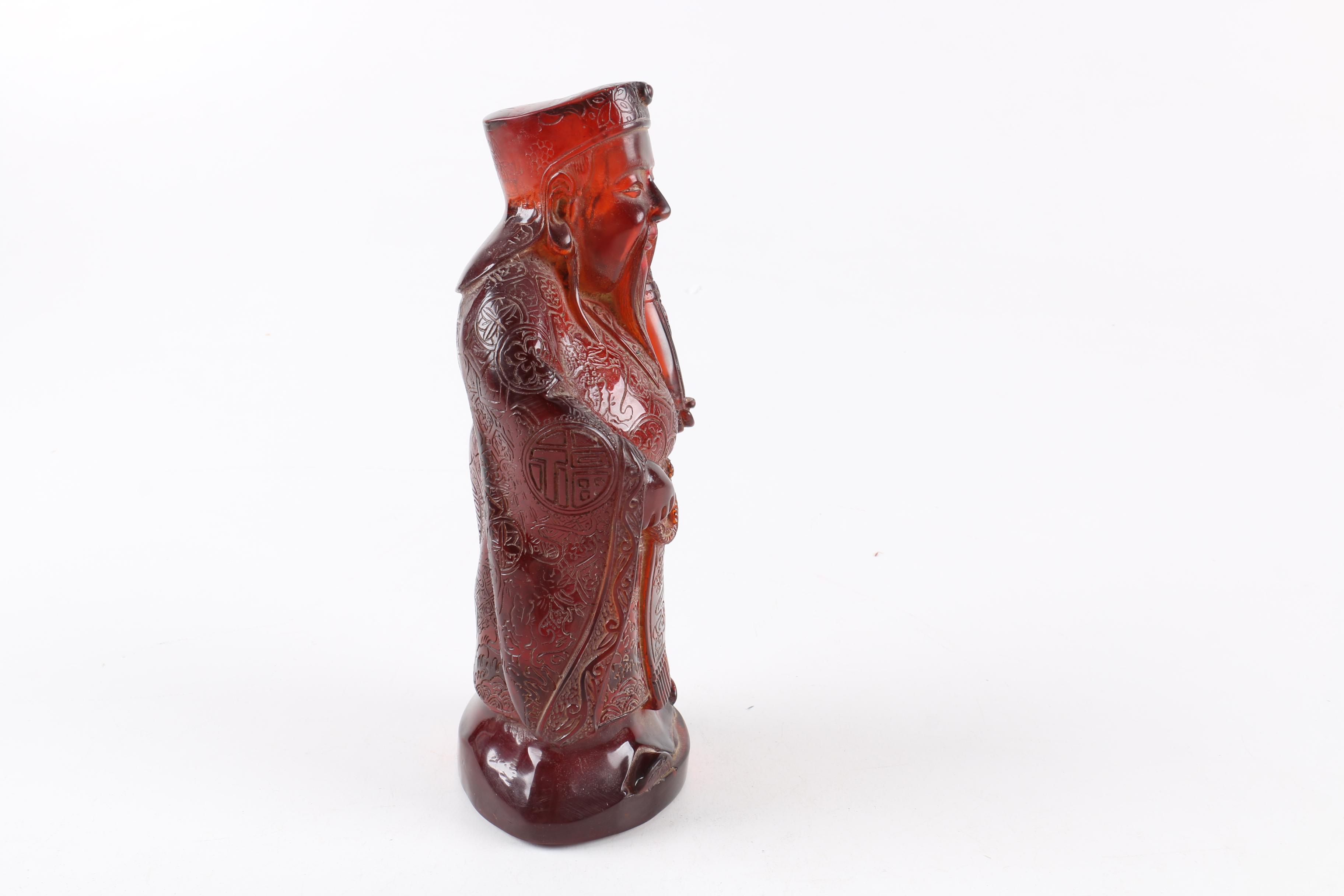 Chinese Resin Monk Statue