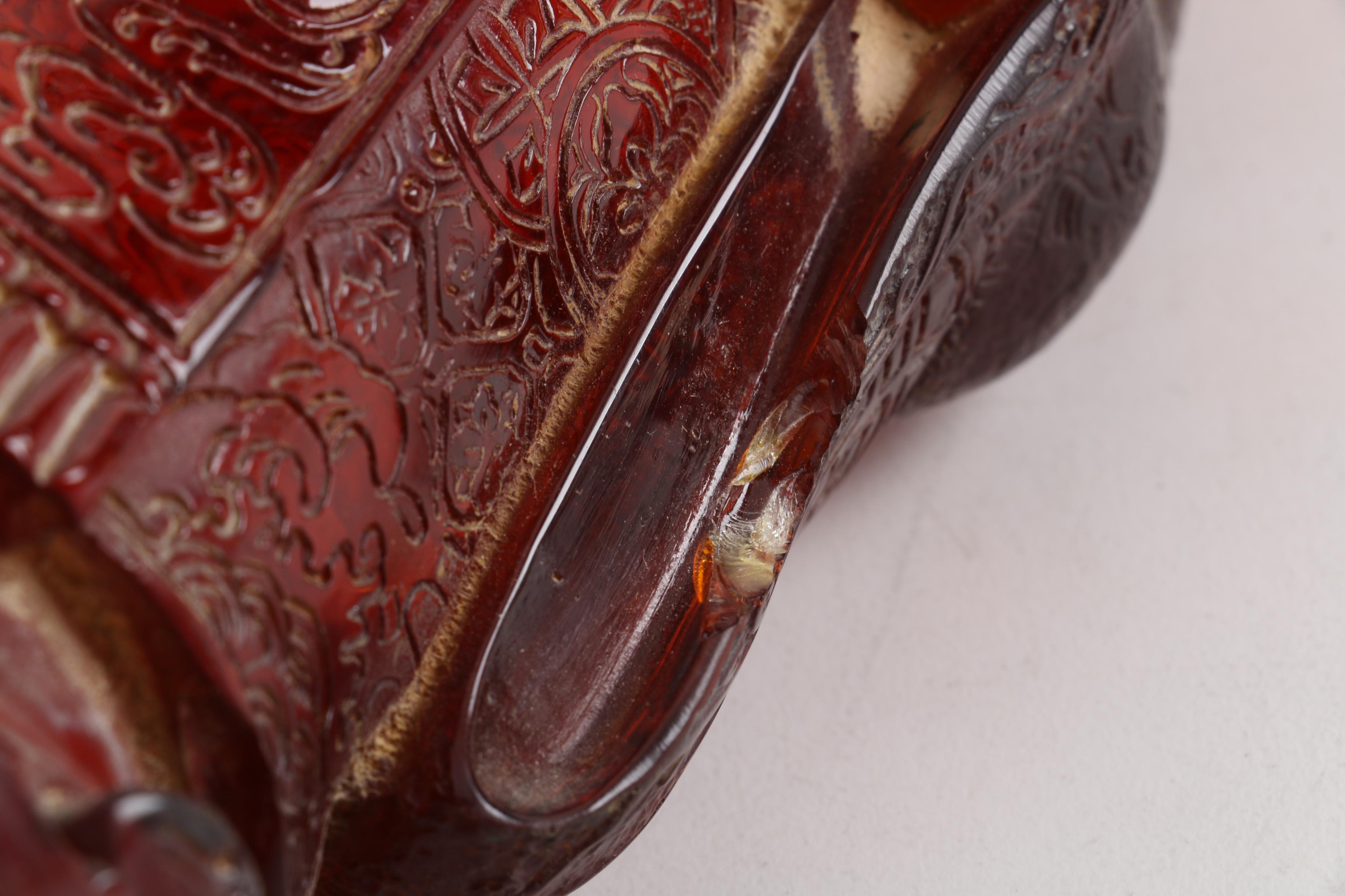 Chinese Resin Monk Statue