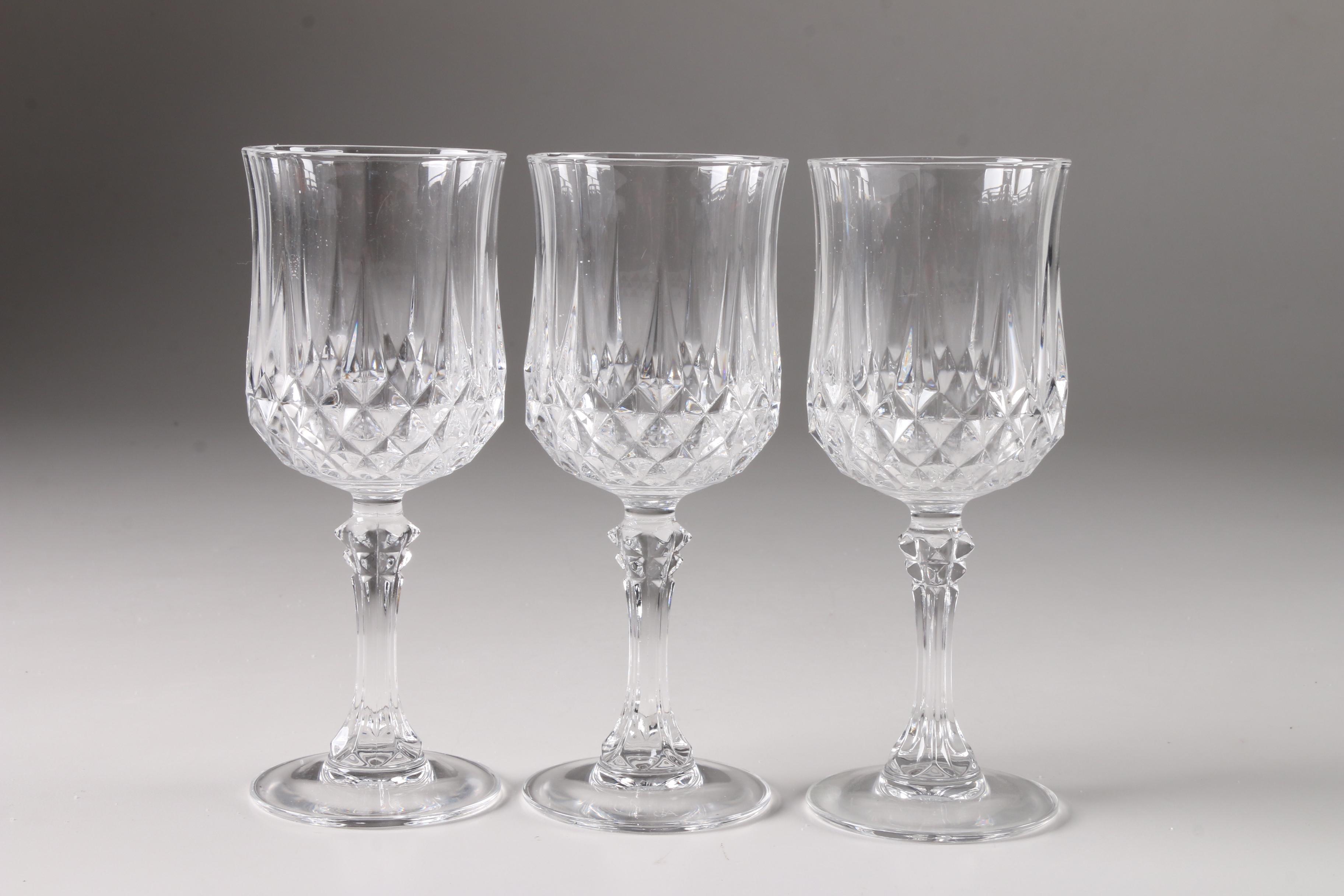 Cristal D'Arques "Longchamp" Crystal Stemware